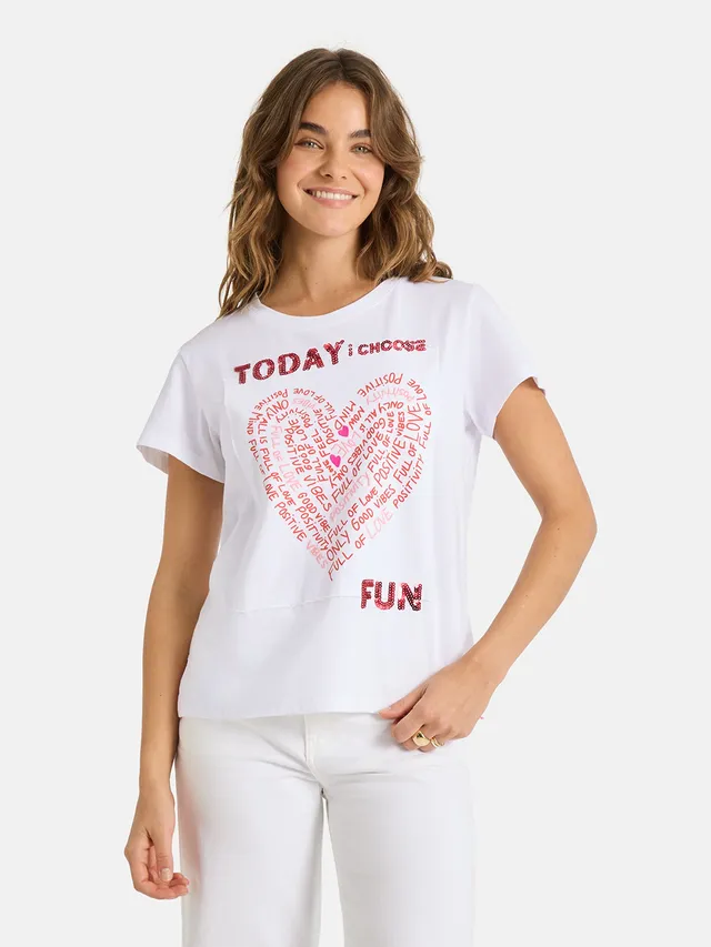 Lieblingsstück CleoL T-Shirt offwhite aus Baumwolle