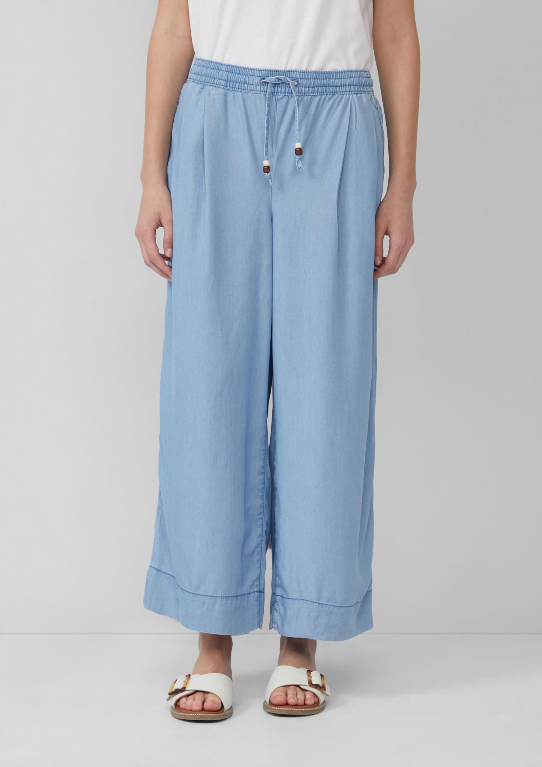 s.Oliver Suri Lyocell Culotte 42 Relaxed Fit Elastikbund