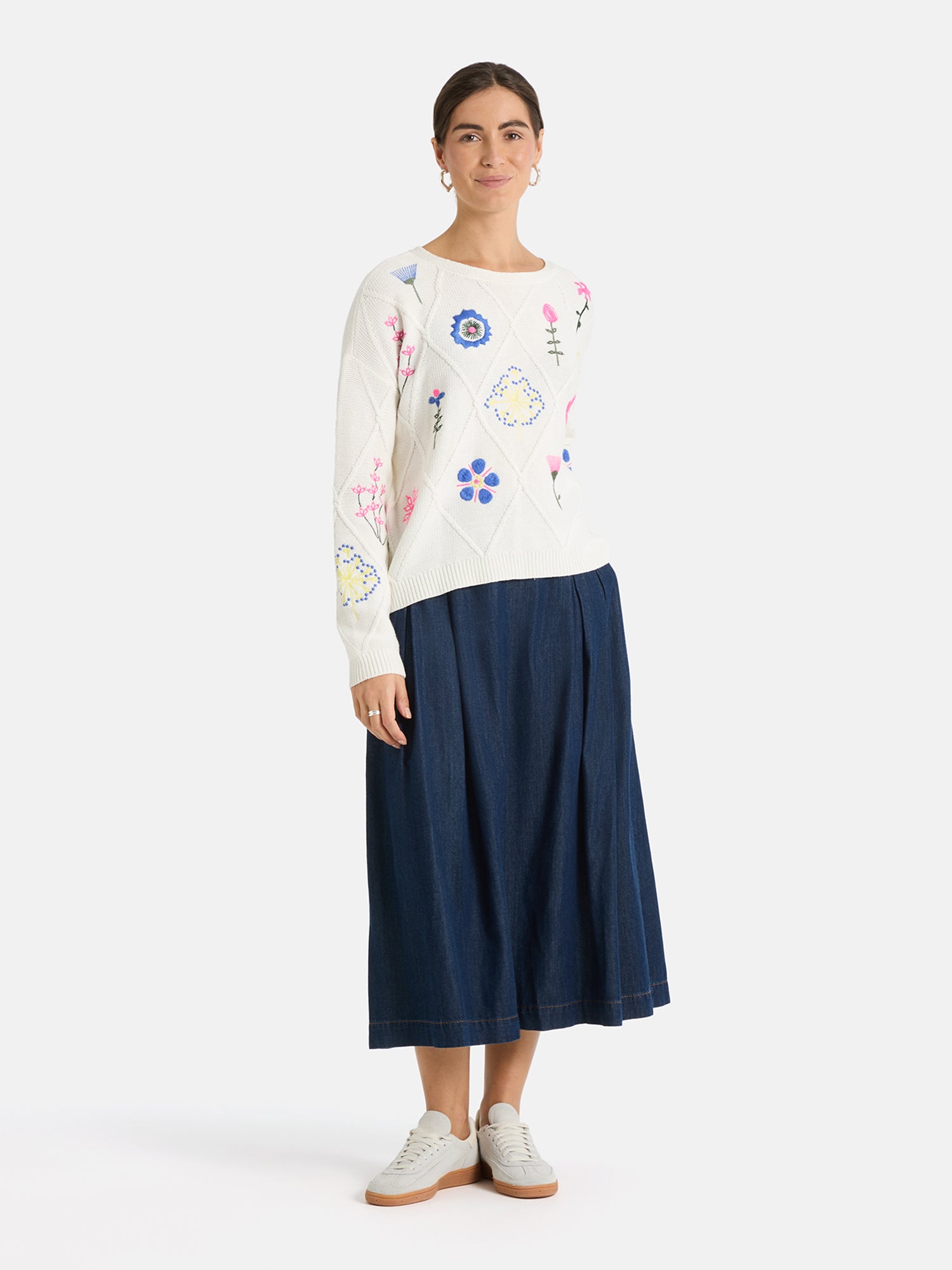 Lieblingsstück MelodeaL Pullover offwhite Baumwollmix