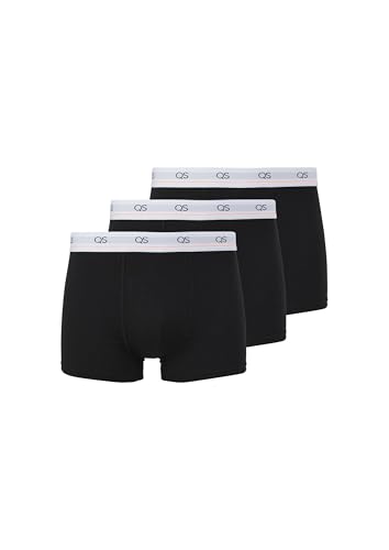 QS by s.Oliver Boxershorts 3er-Pack Baumwollmix grau