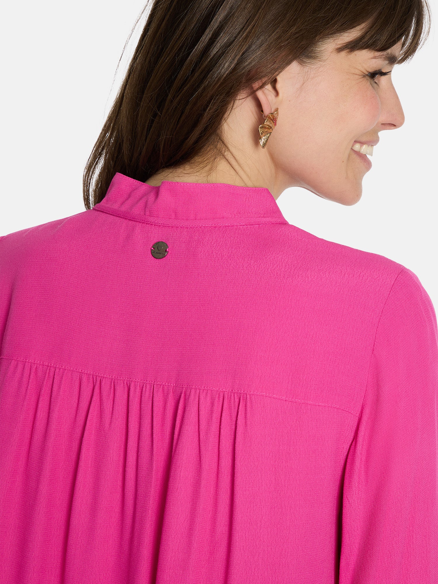 Lieblingsstück RachiL Bluse Viskose pink Bindeausschnitt