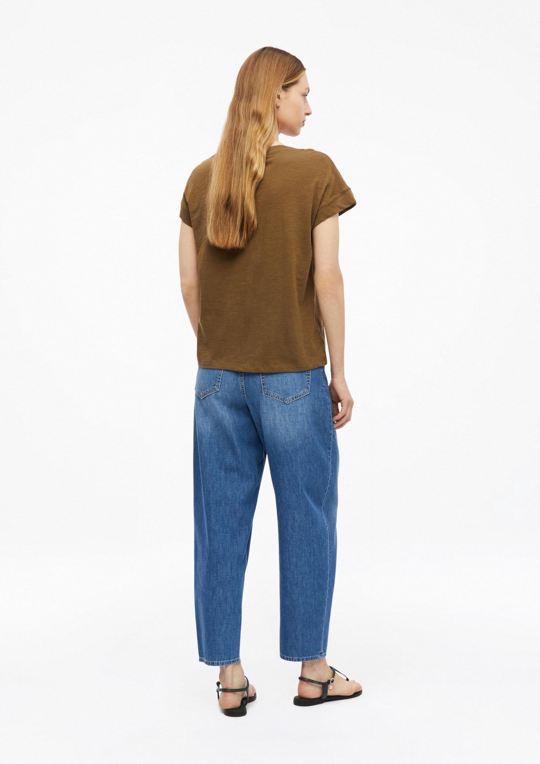 s.Oliver Red Label Top schwarz Flammgarn ärmellos