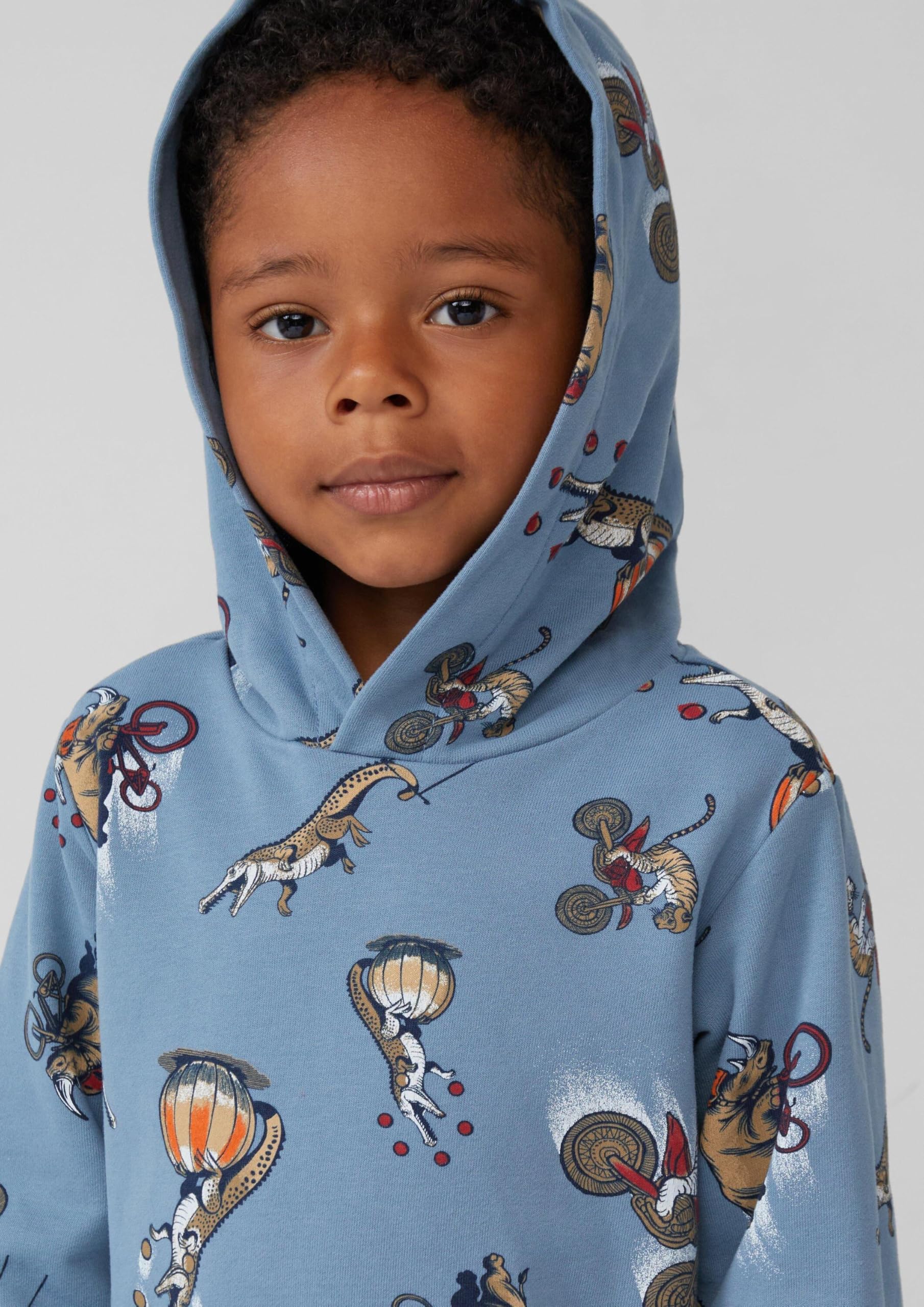 s.Oliver Red Label Hoodie Allover 92-98 Baumwollmix Kinder