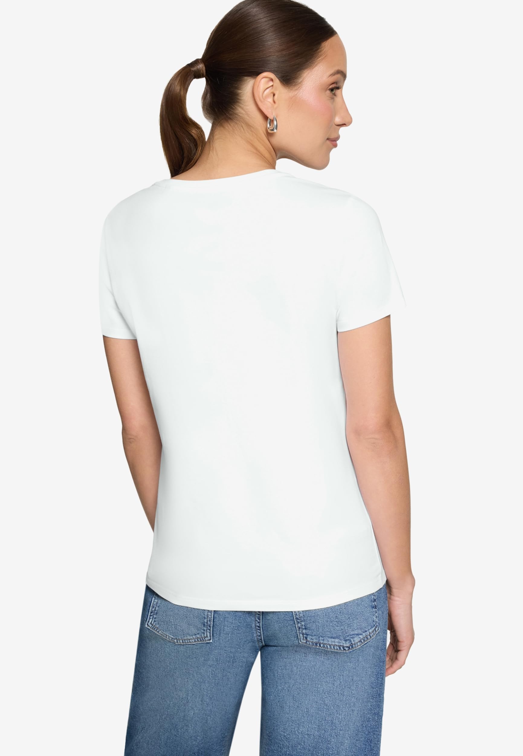 zero Shirt Kurz 1/2 Arm Damenshirt mit Print