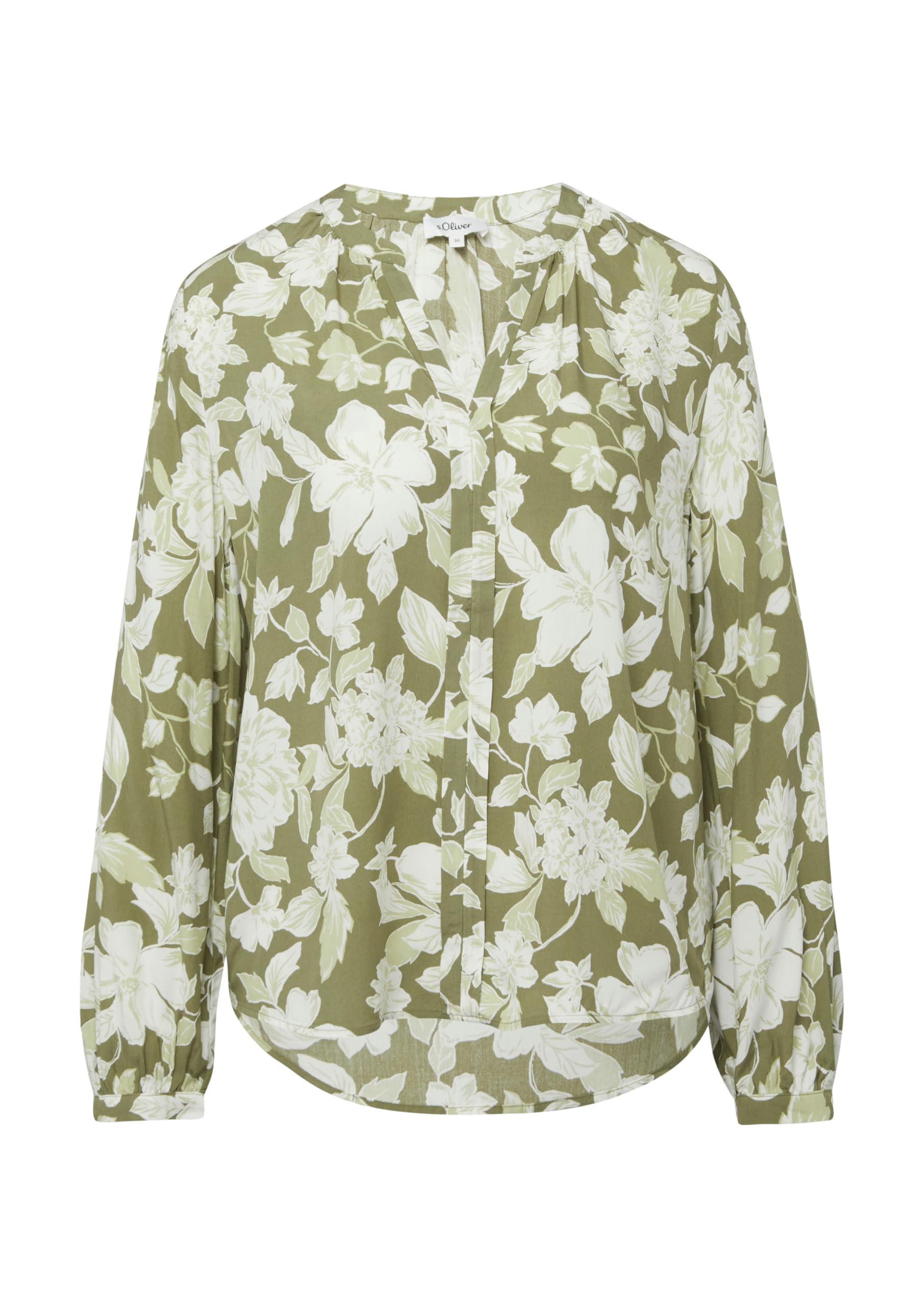 s.Oliver 2174662 Bluse Langarm Allovermuster 1er Pack