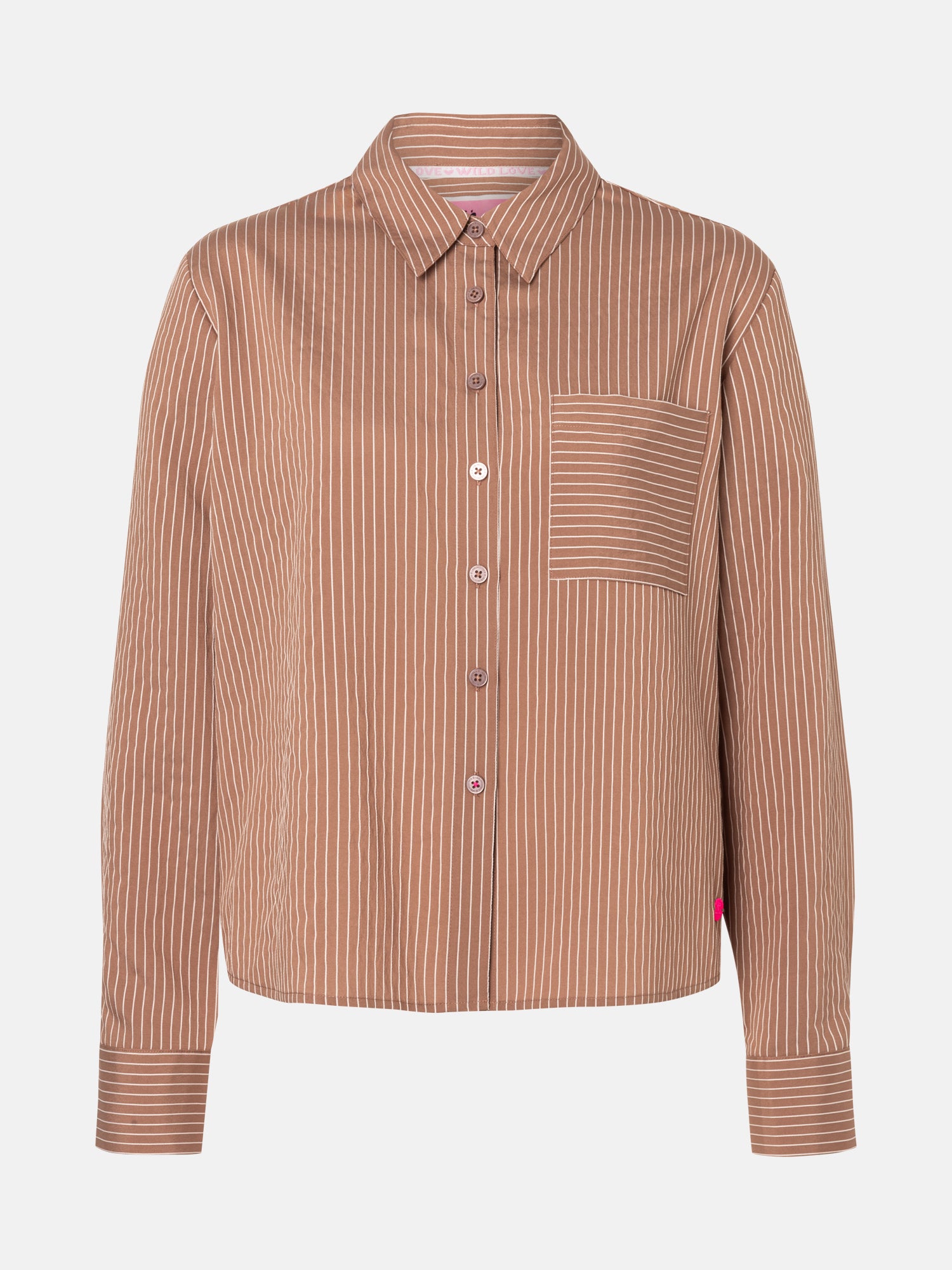 Lieblingsstück CelinaL Bluse brownie Viskose-Langarm