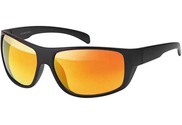 BEZLIT Sport Sonnenbrille rot UV400 matt-schwarz