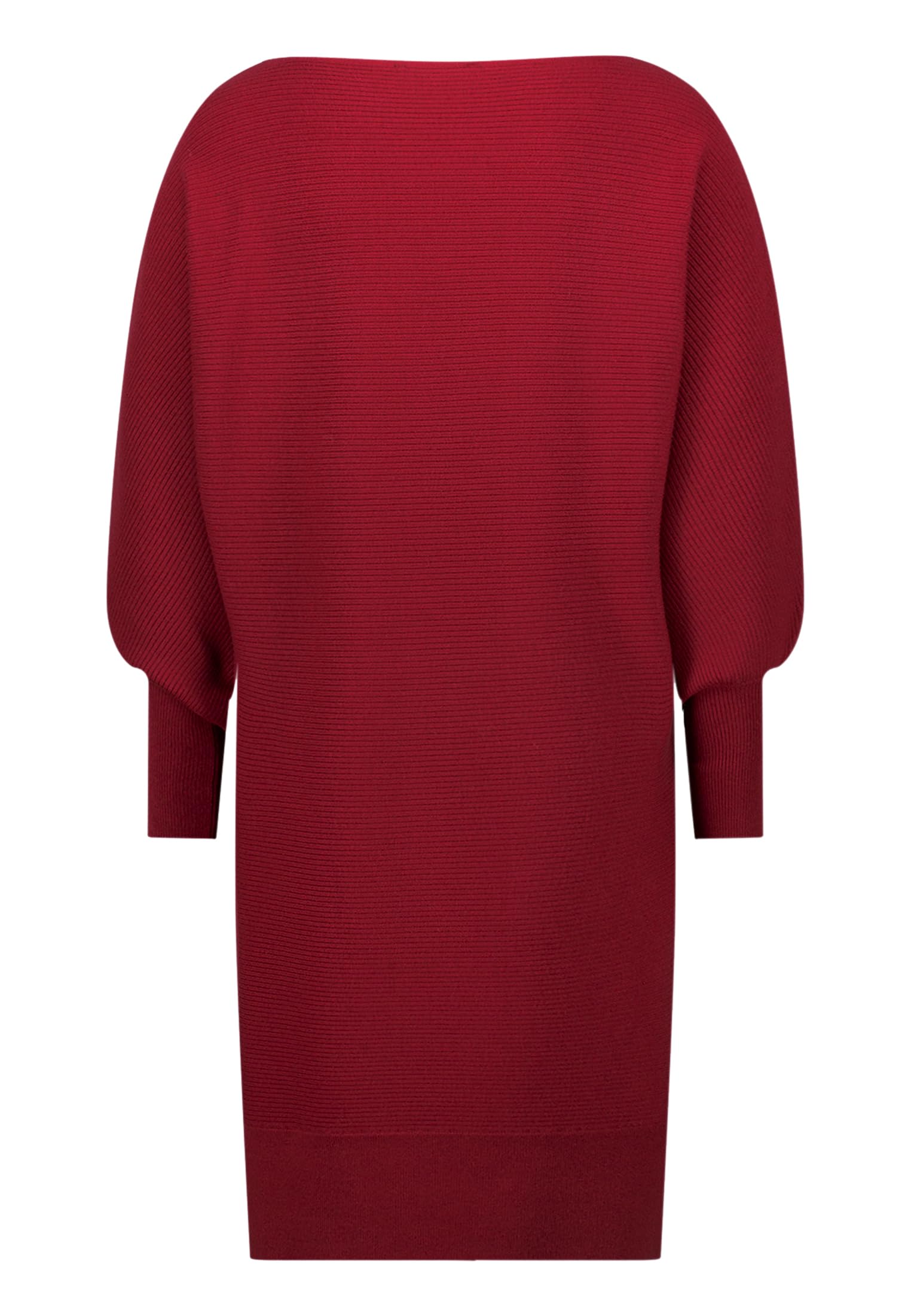 zero Strickkleid strukturiert U-Boot Cabernet Gr.40