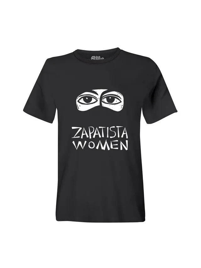 dna merch Zapatista-Frauen T-Shirt Damen schwarz