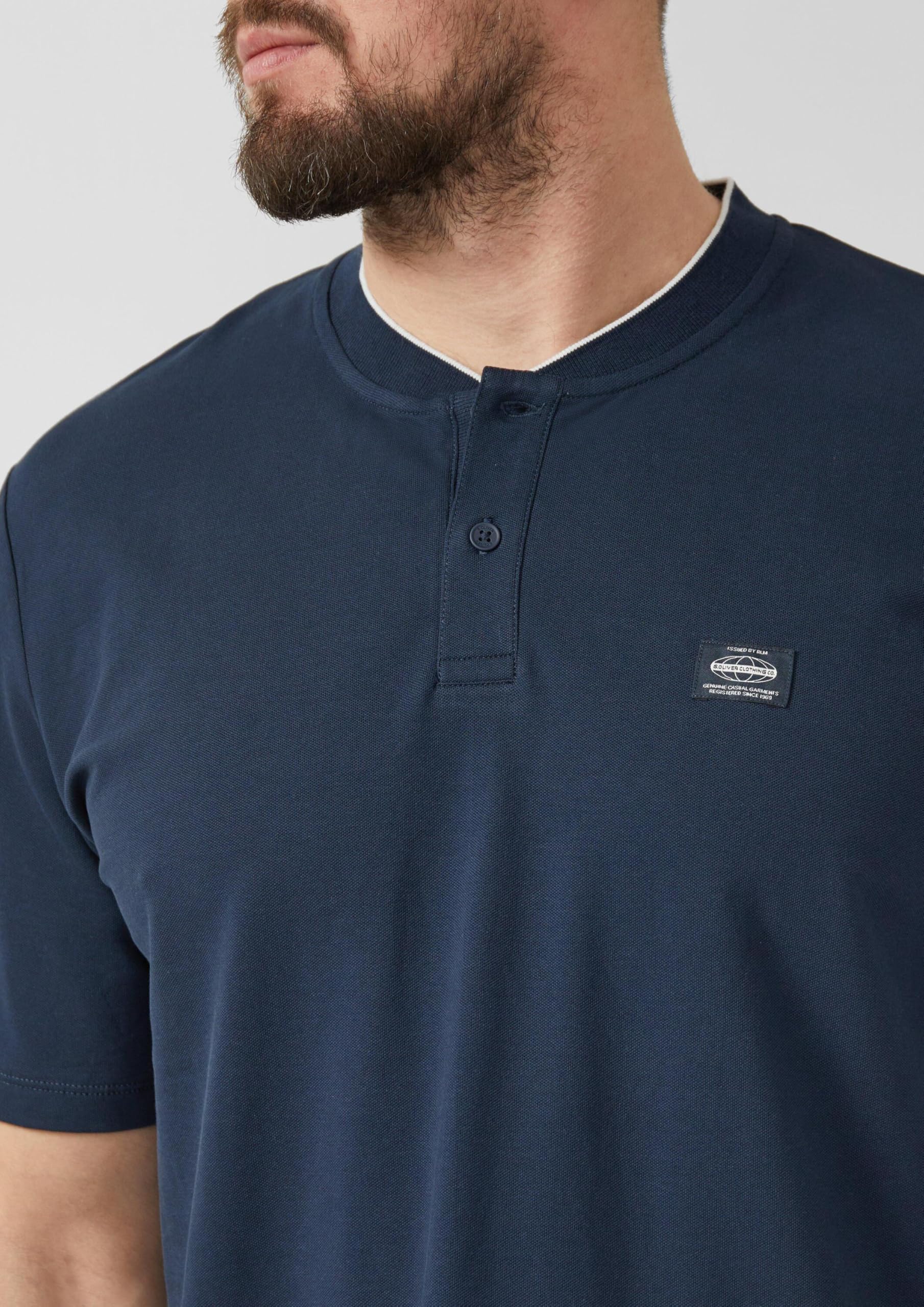 s.Oliver Junior Piqué Poloshirt navy XL elastisch