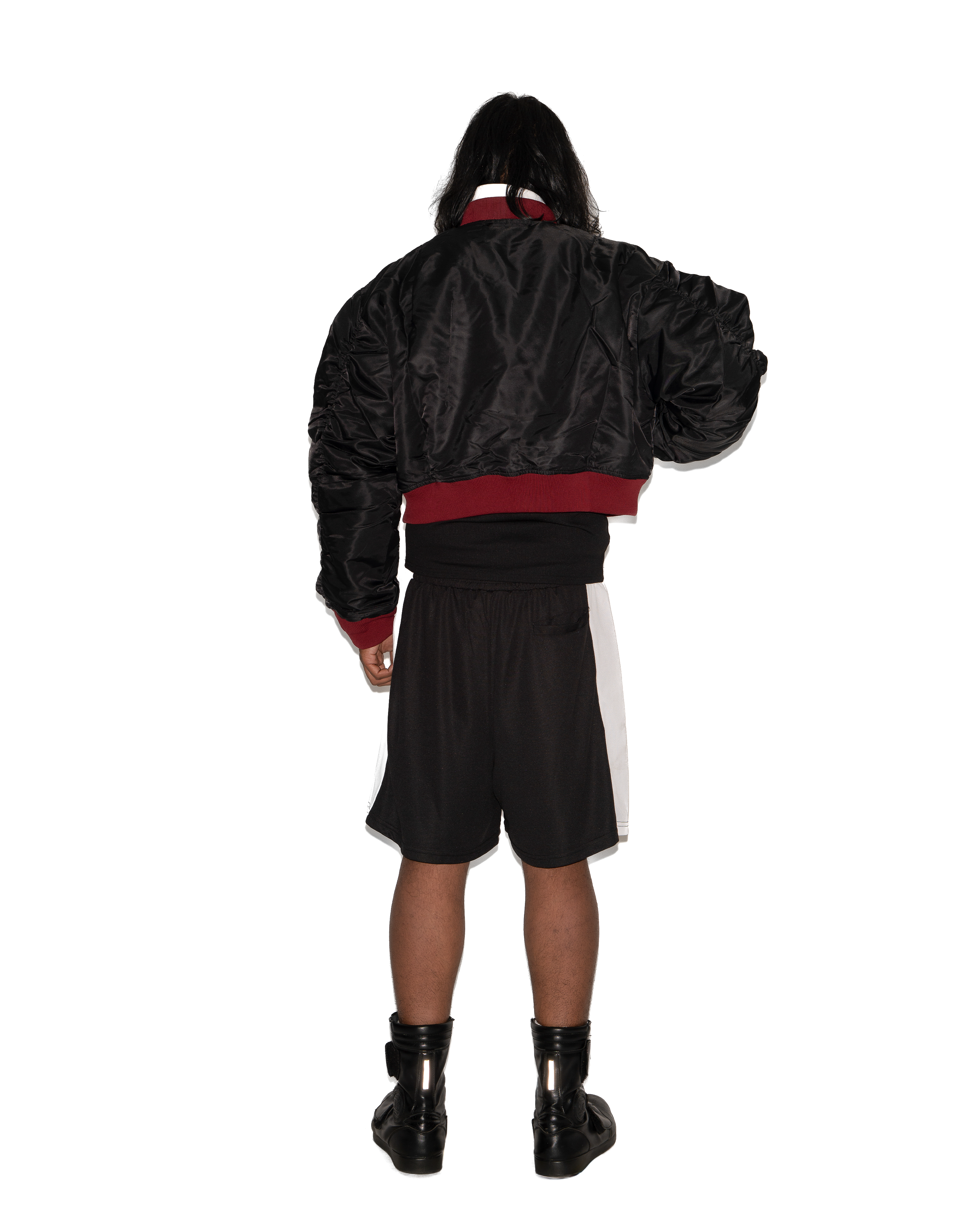Mowalola Tyson Bomber Jacket Bomberjacke wendbar