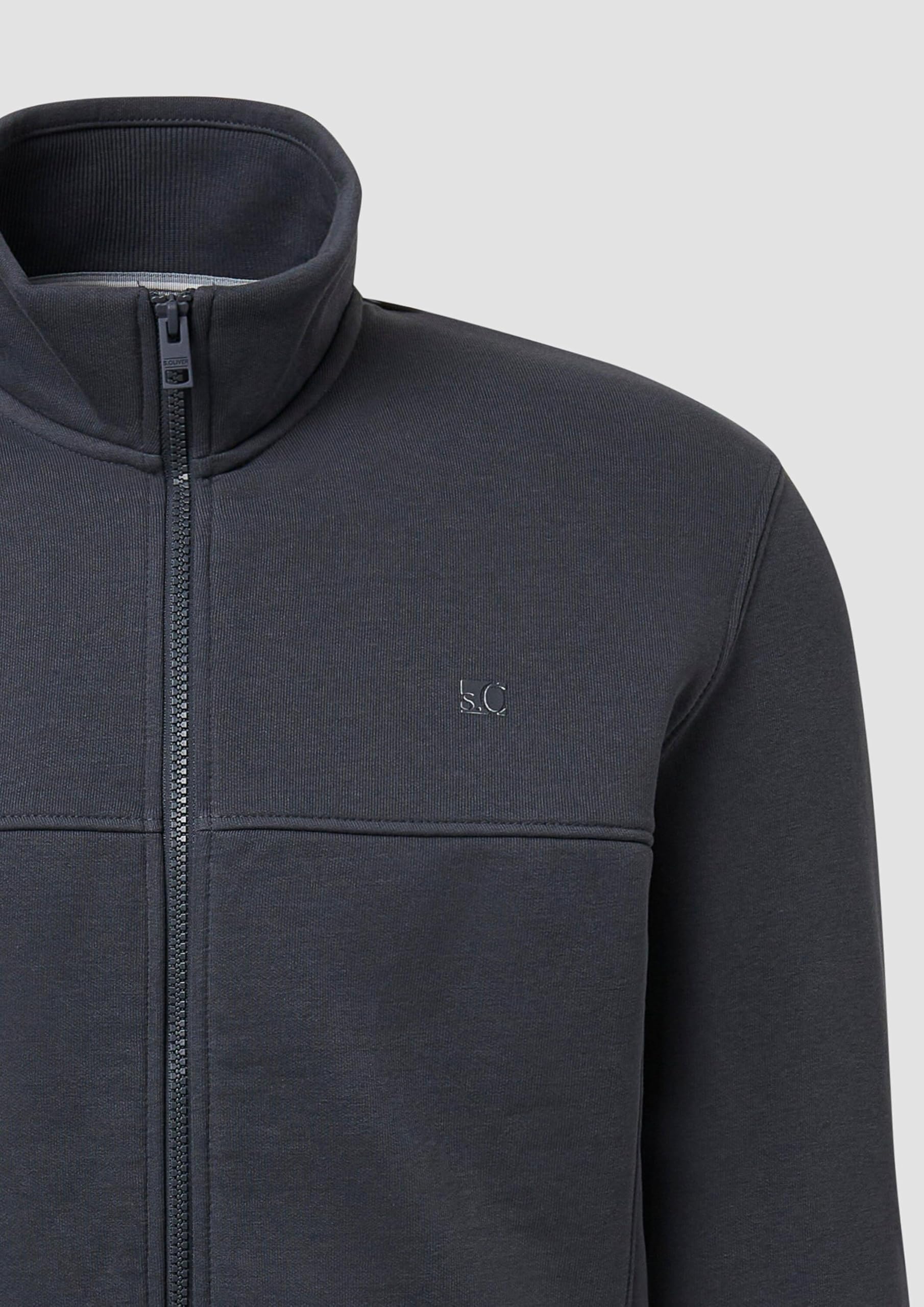 s.Oliver Junior Sweatjacke Stehkragen Eingrifftaschen