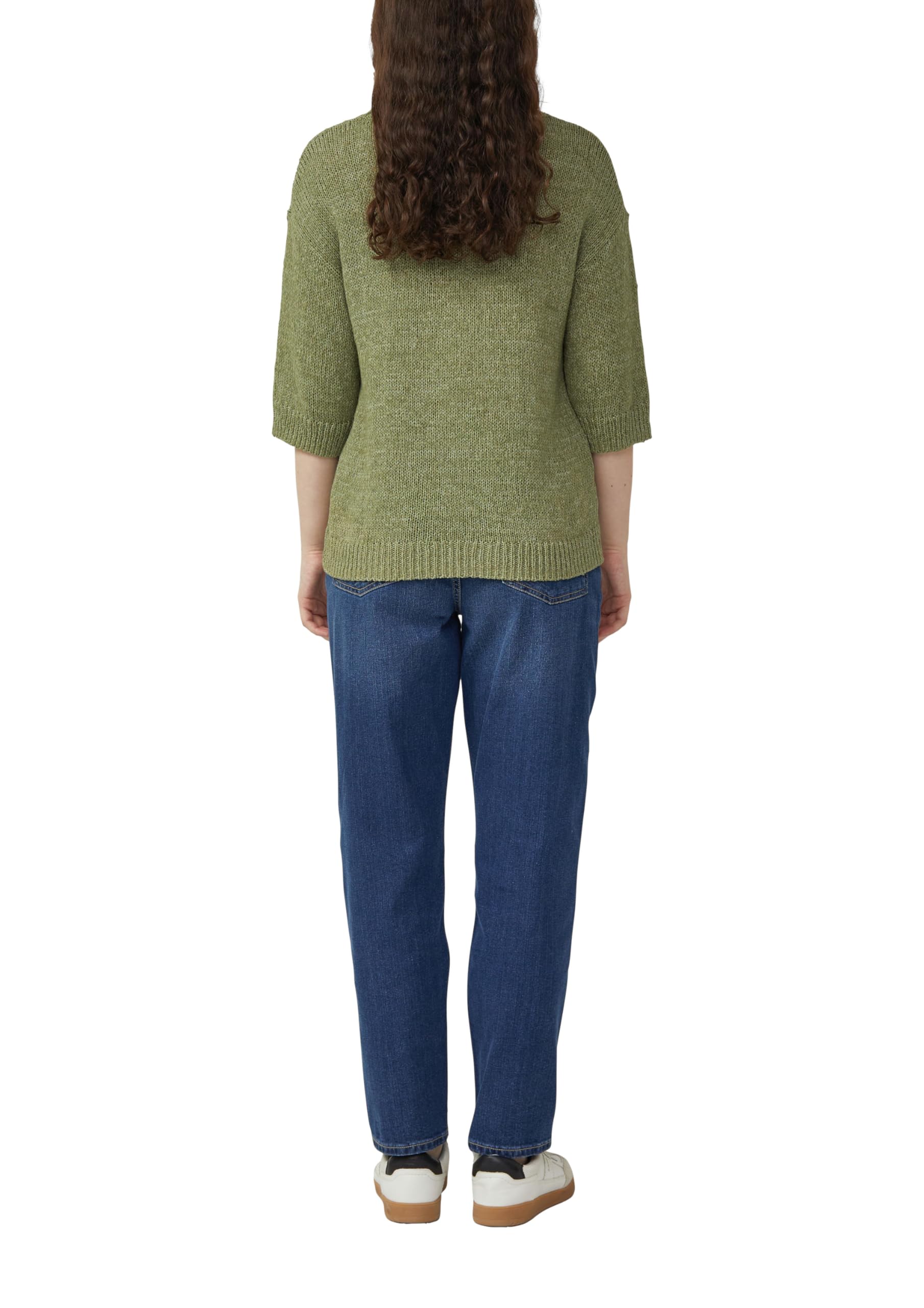 s.Oliver 2180028 Pullover Kurzarm Damen Oliv Baumwolle