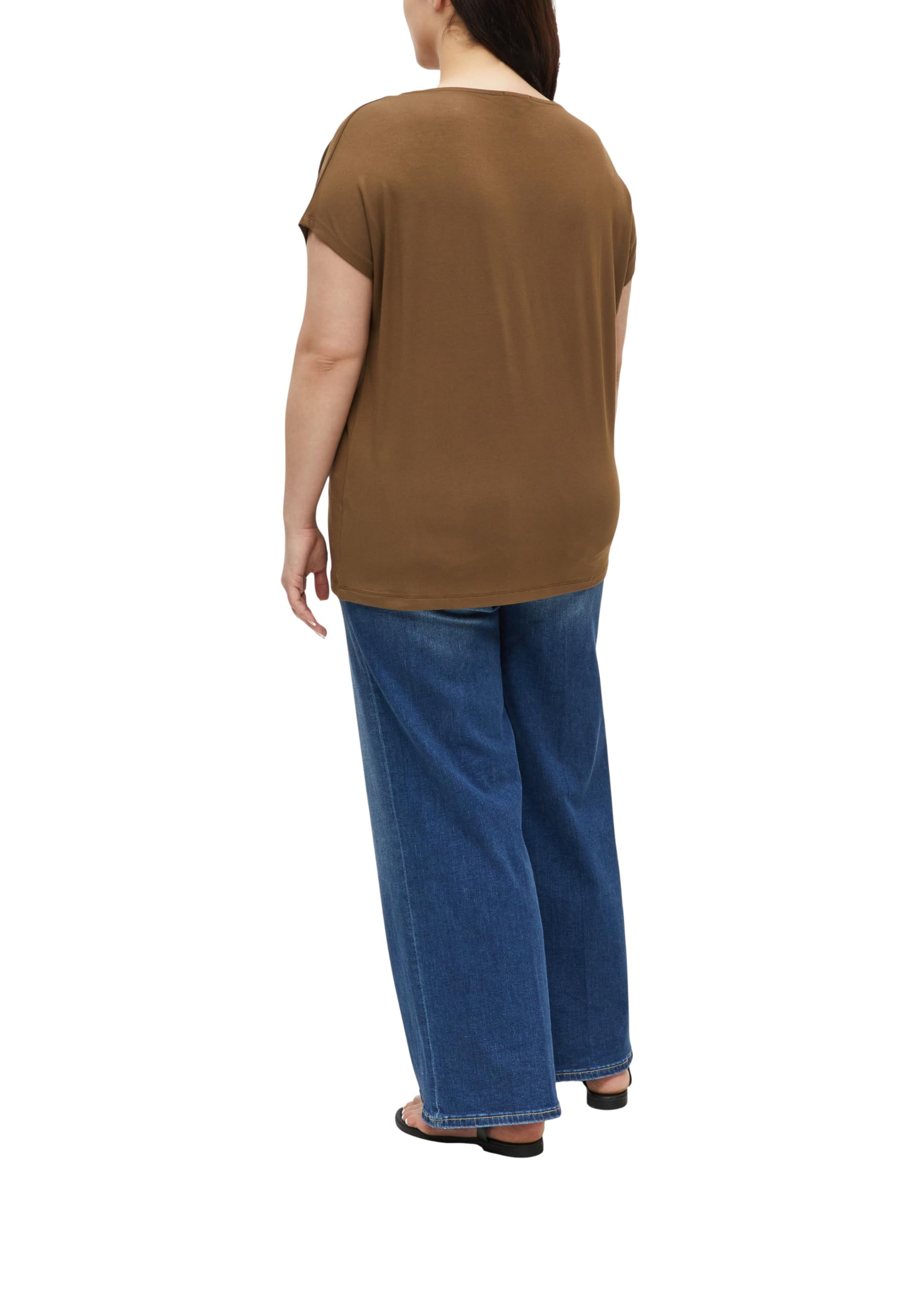 s.Oliver RED LABEL Jersey-Shirt T-Shirt überschnittene Schultern