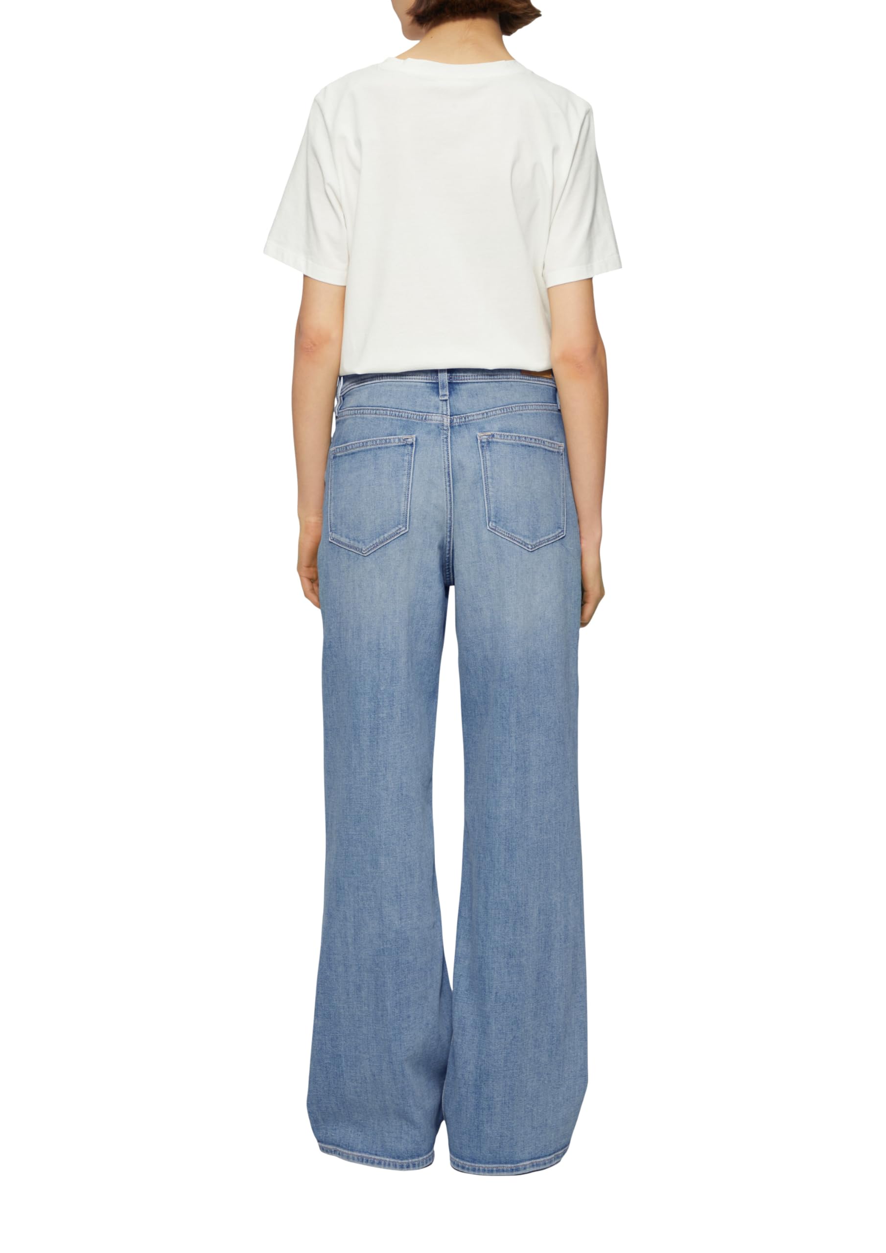 s.Oliver Suri High Rise Wide Fit Jeans Hellblau 36W/32L