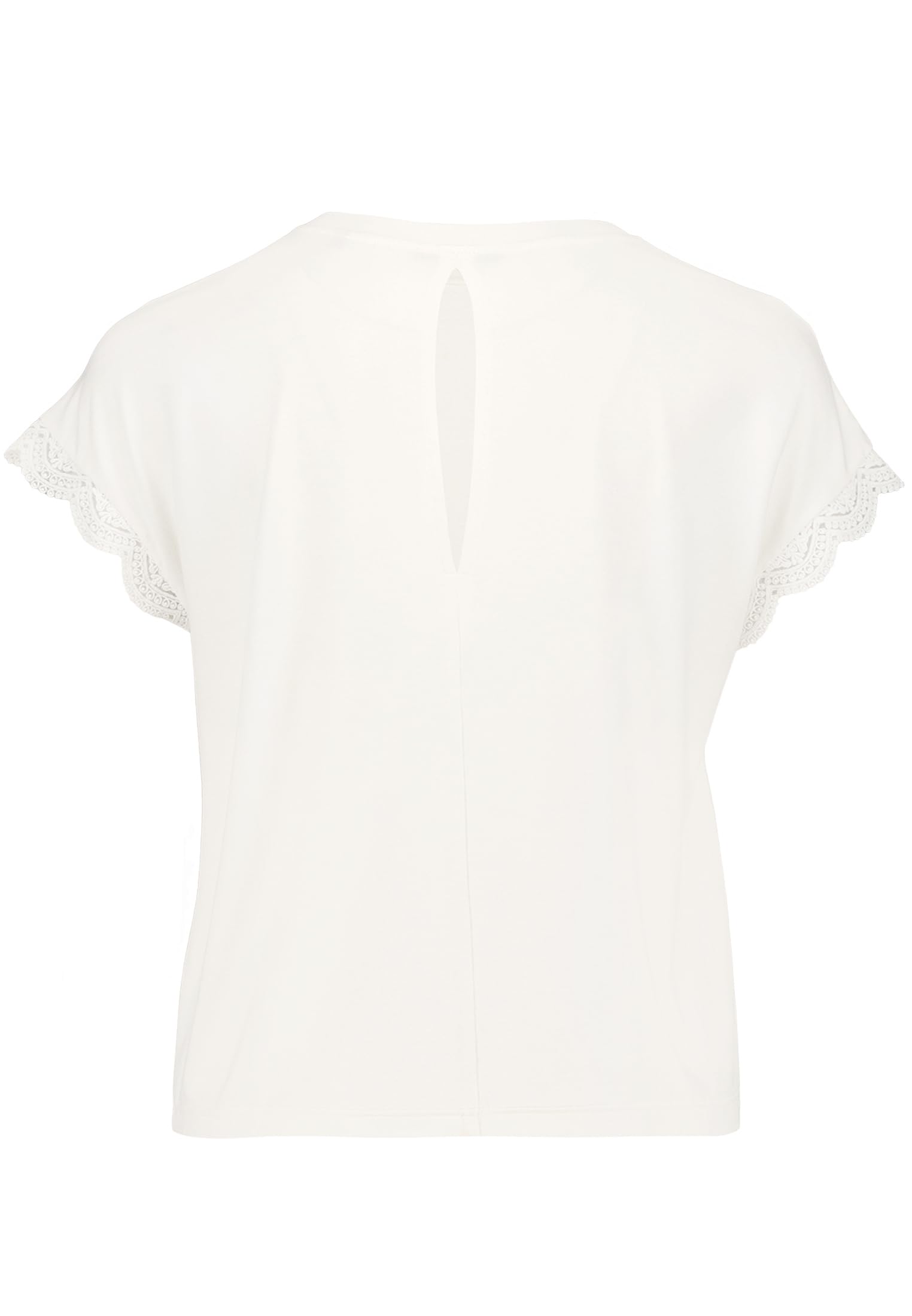 zero Shirt mit Spitze Gr. 38 Eggnog