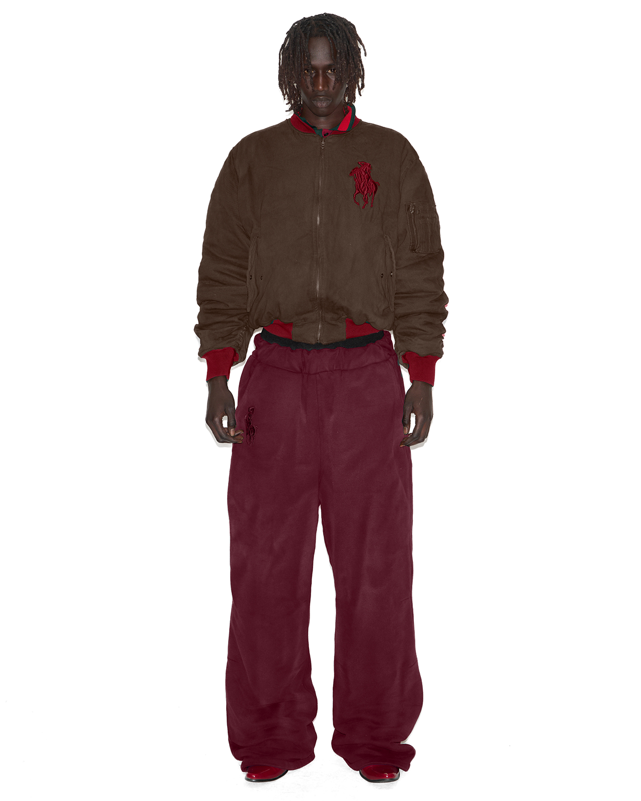 Mowalola LGS Reversible Sweats Jogginghose wendbar relaxed