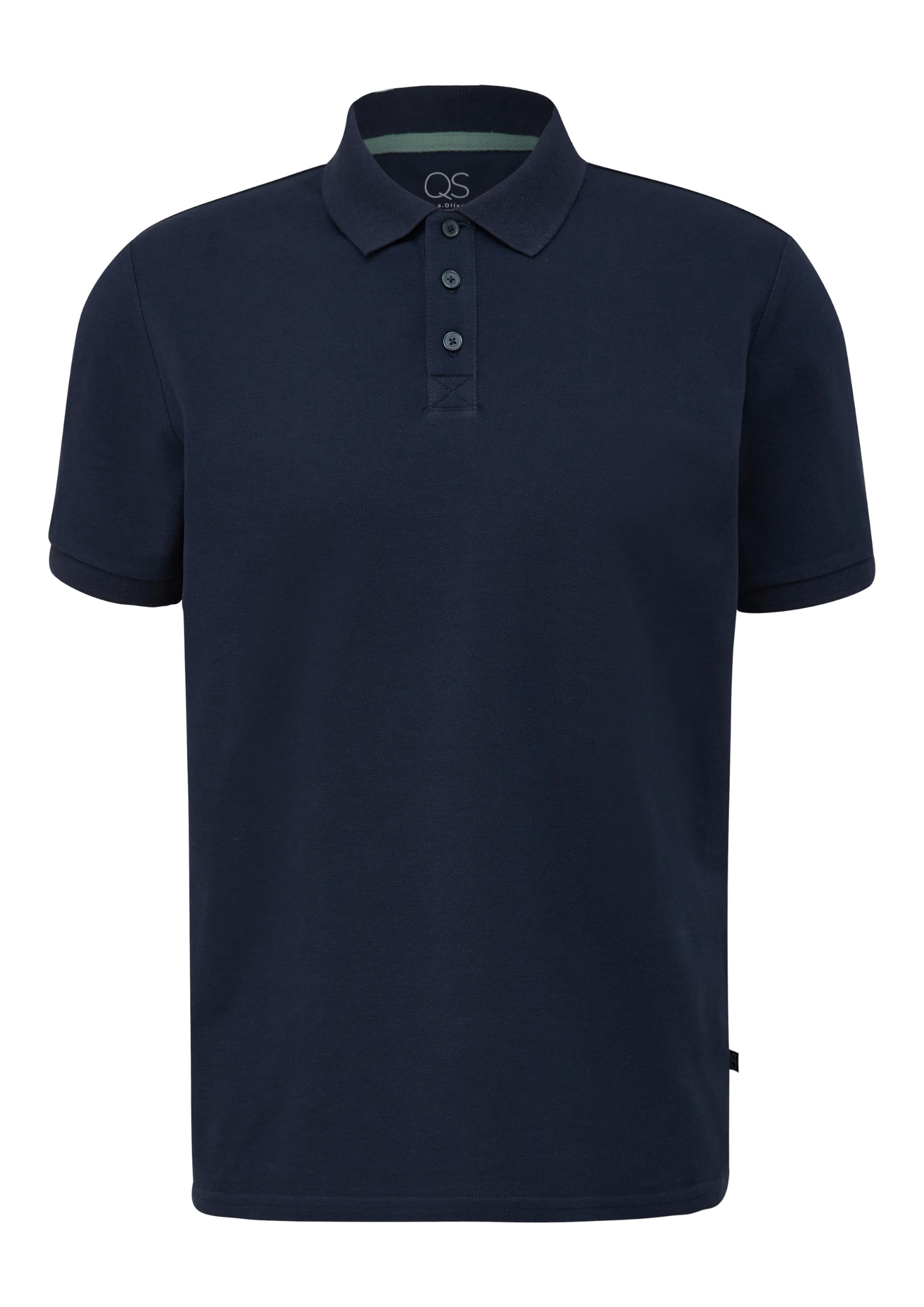 s.Oliver T-Shirt Flammgarn Baumwollmix Weiß