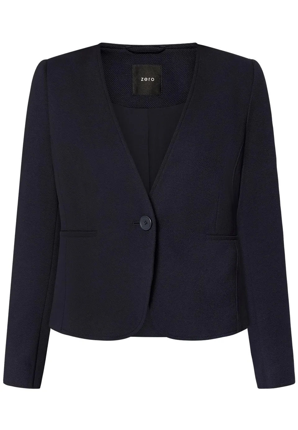 zero Paspeltaschen Blazer 40 Hydrangea Büro