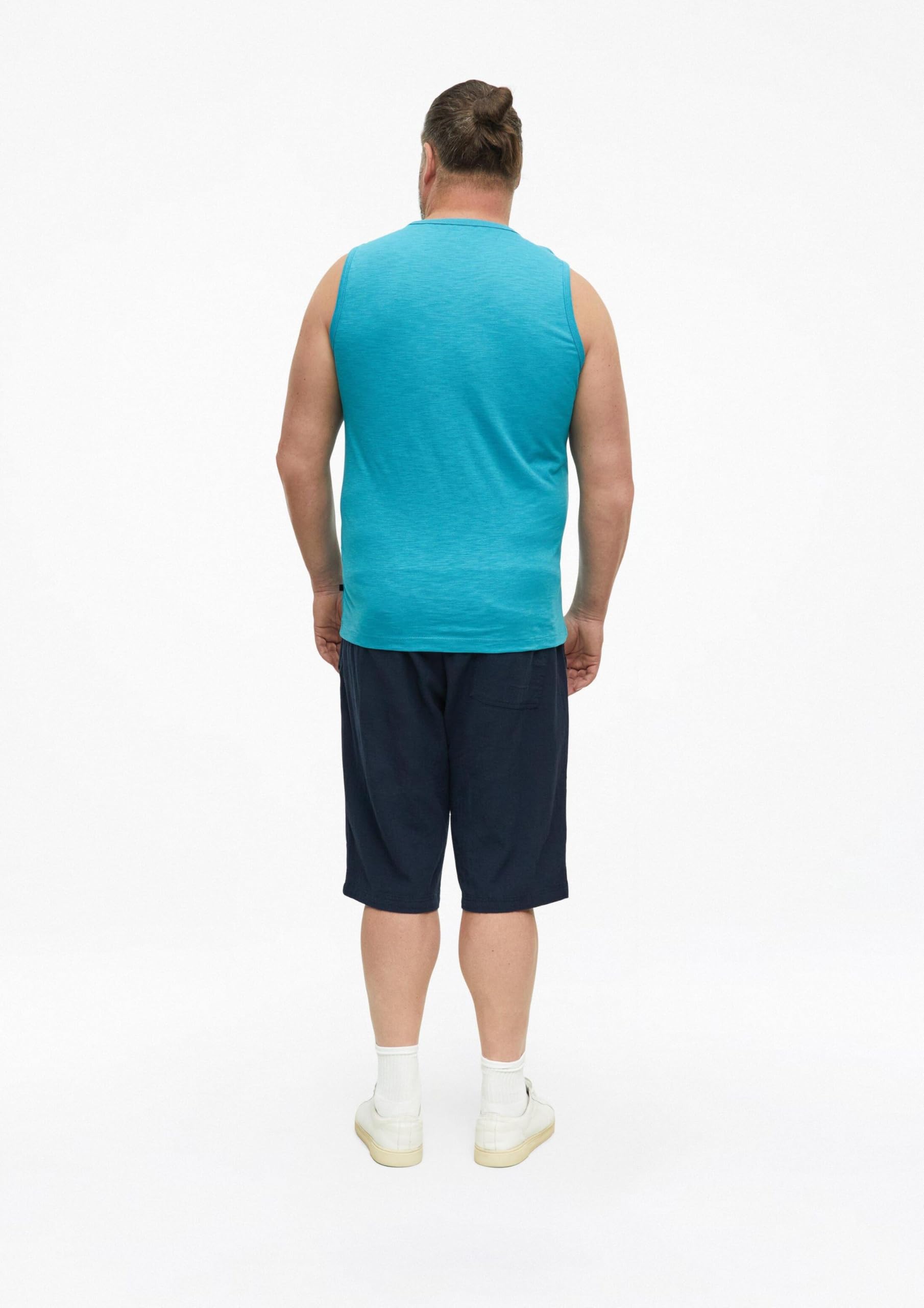 s.Oliver Herren Tanktop Big Size Baumwollmix Crew Neck