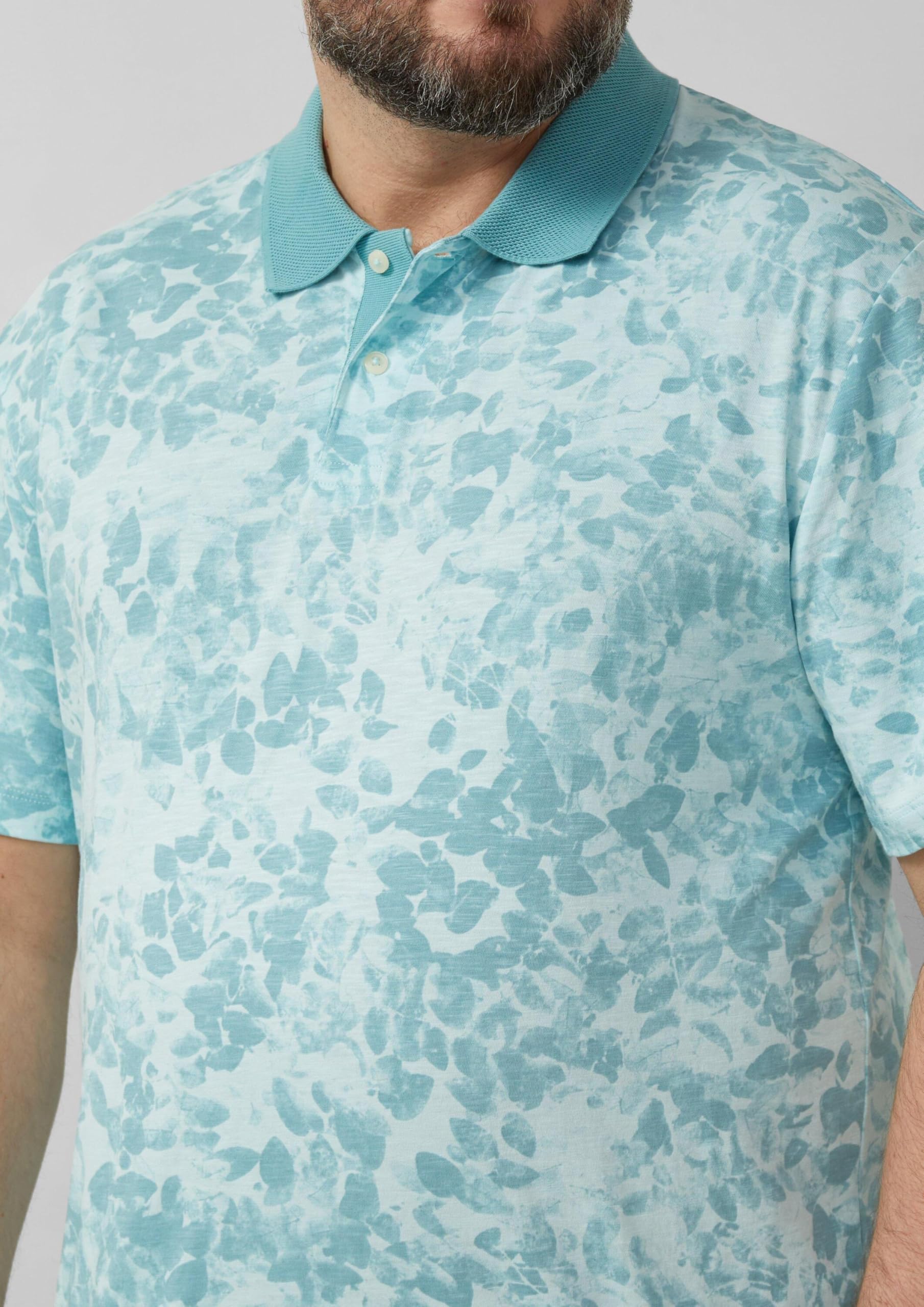 s.Oliver Junior Poloshirt All-Over-Print Flammgarn