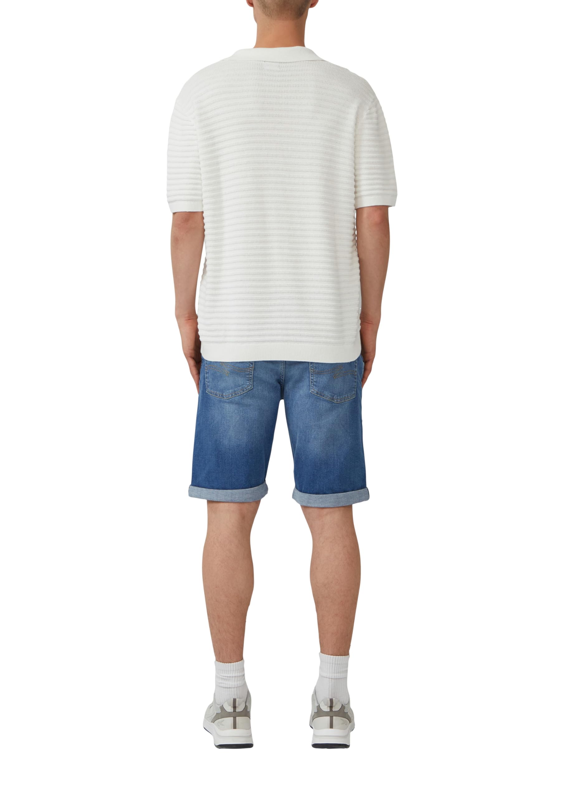s.Oliver QS Jeans Bermuda Shorts Denim BlauMid
