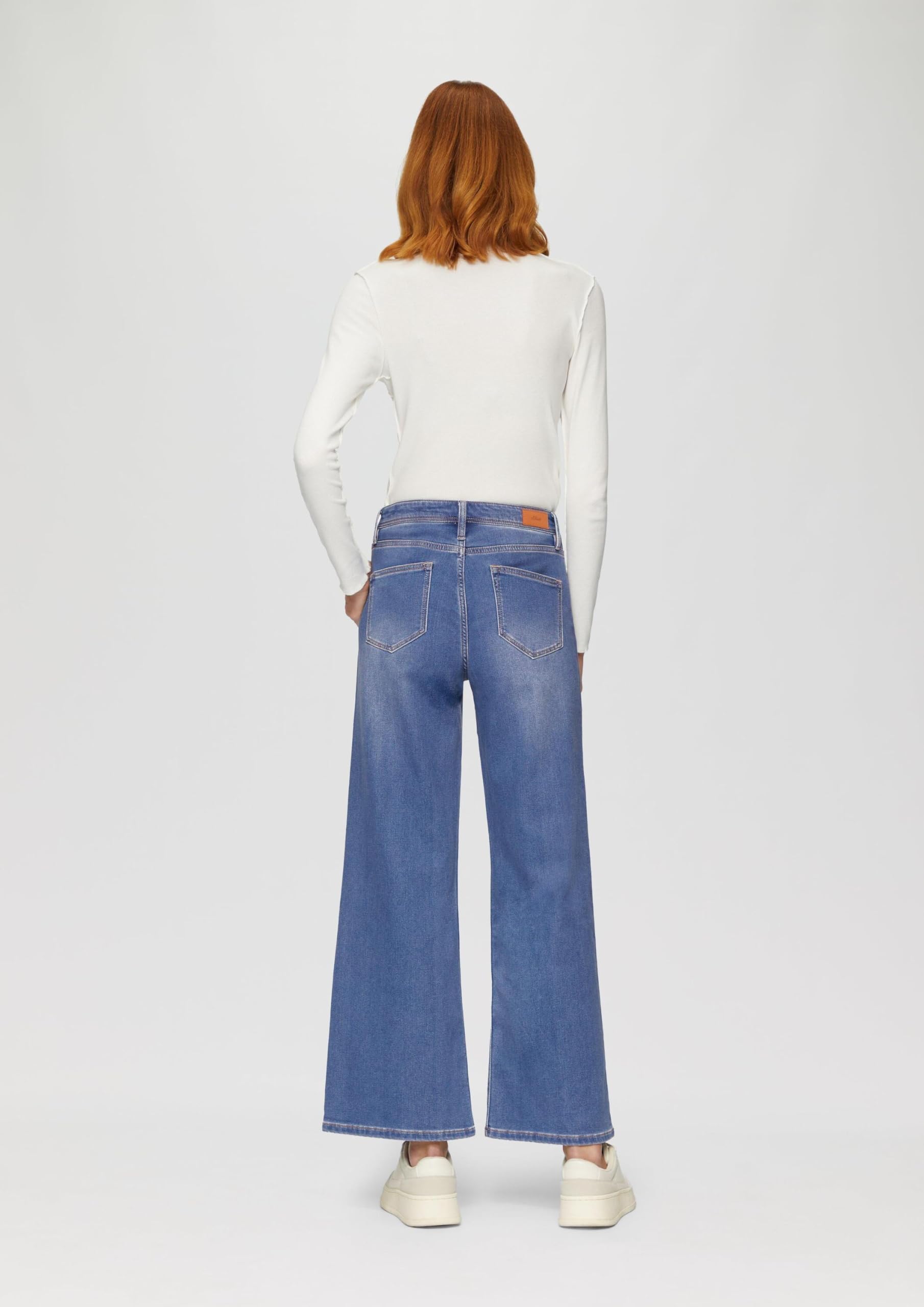 s.Oliver Suri Regular Fit Jeans Wide Leg 40W/30L Mid Rise