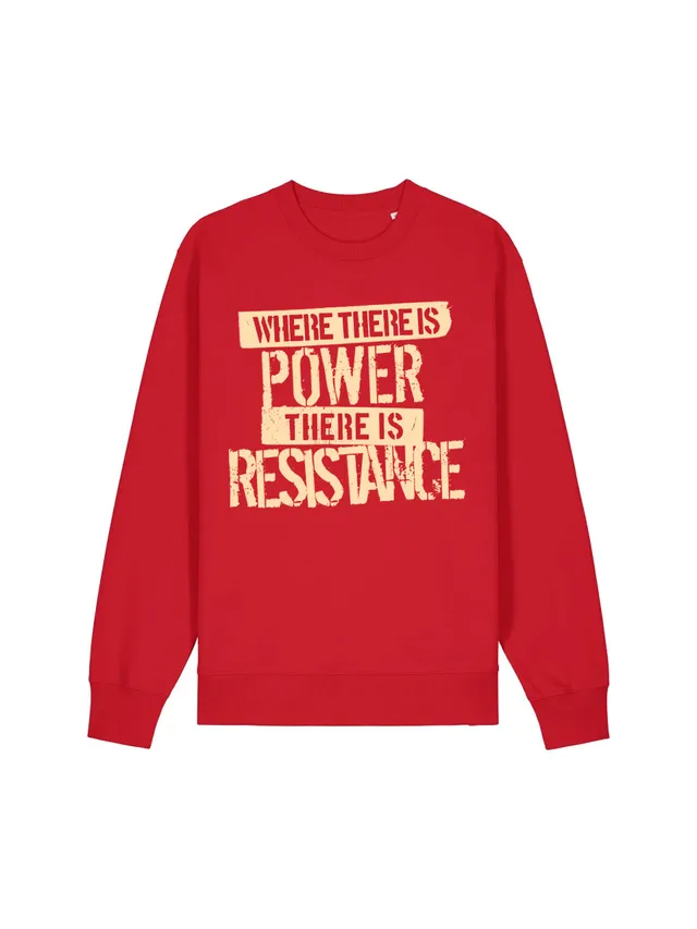 dna merch Power And Resistance Sweatshirt Baumwolle