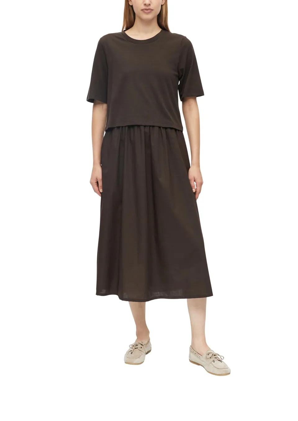 s.Oliver Red Label Maxi-Kleid lang luftig