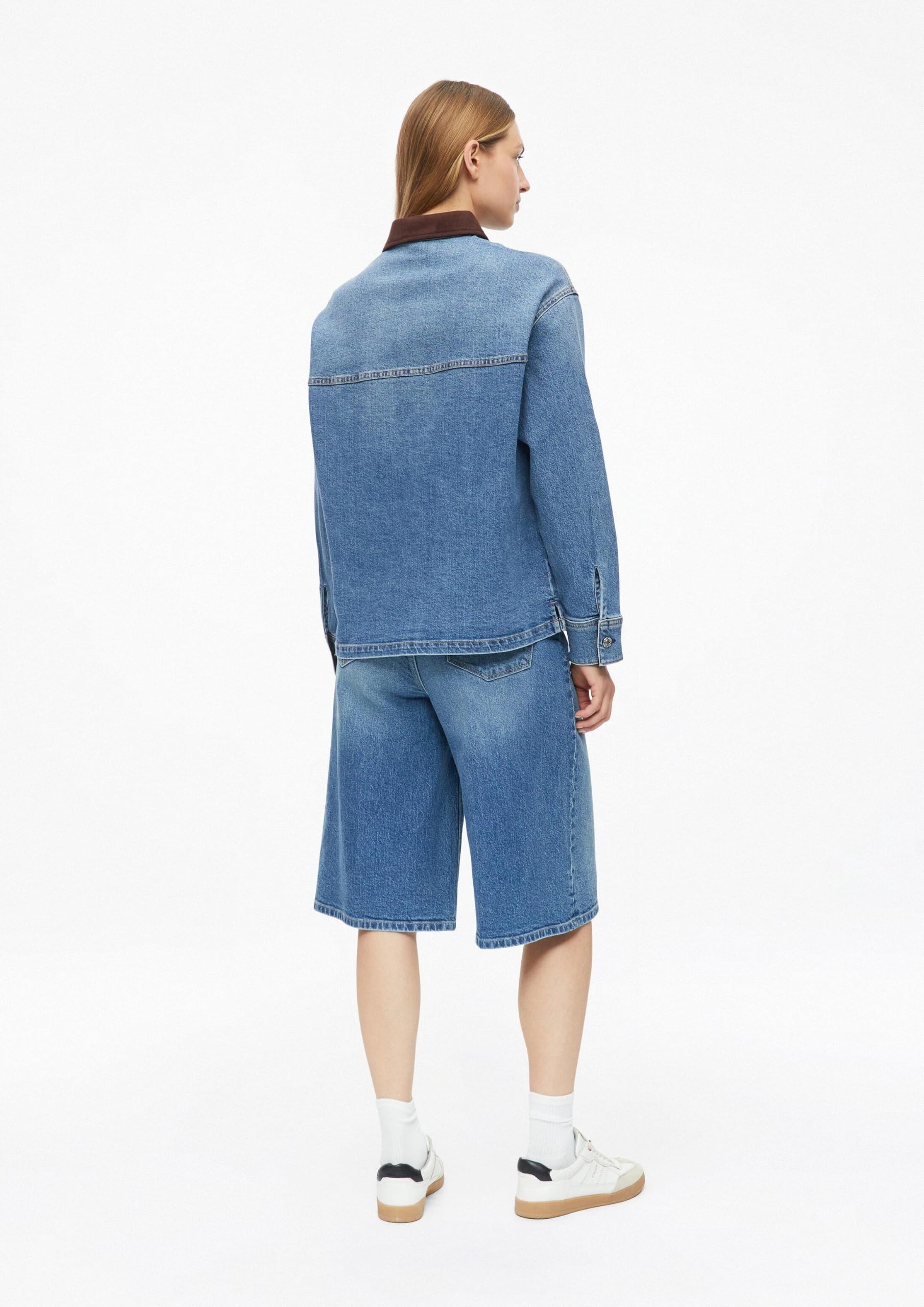 s.Oliver Red Label Jeans-Overshirt Velourskragen Gr. 36