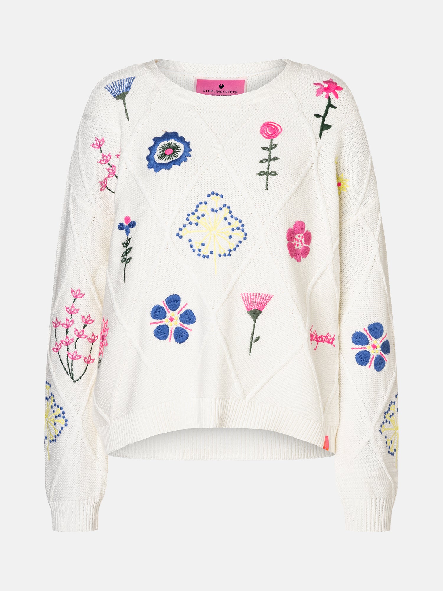 Lieblingsstück MelodeaL Pullover offwhite Baumwollmix