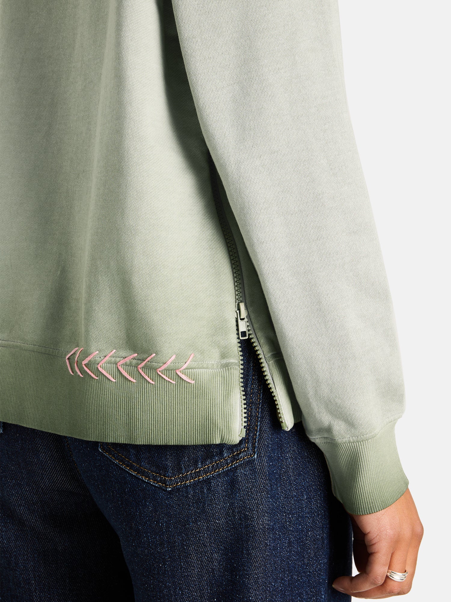Lieblingsstück NavyEP Sweatshirt khaki aus Baumwolle