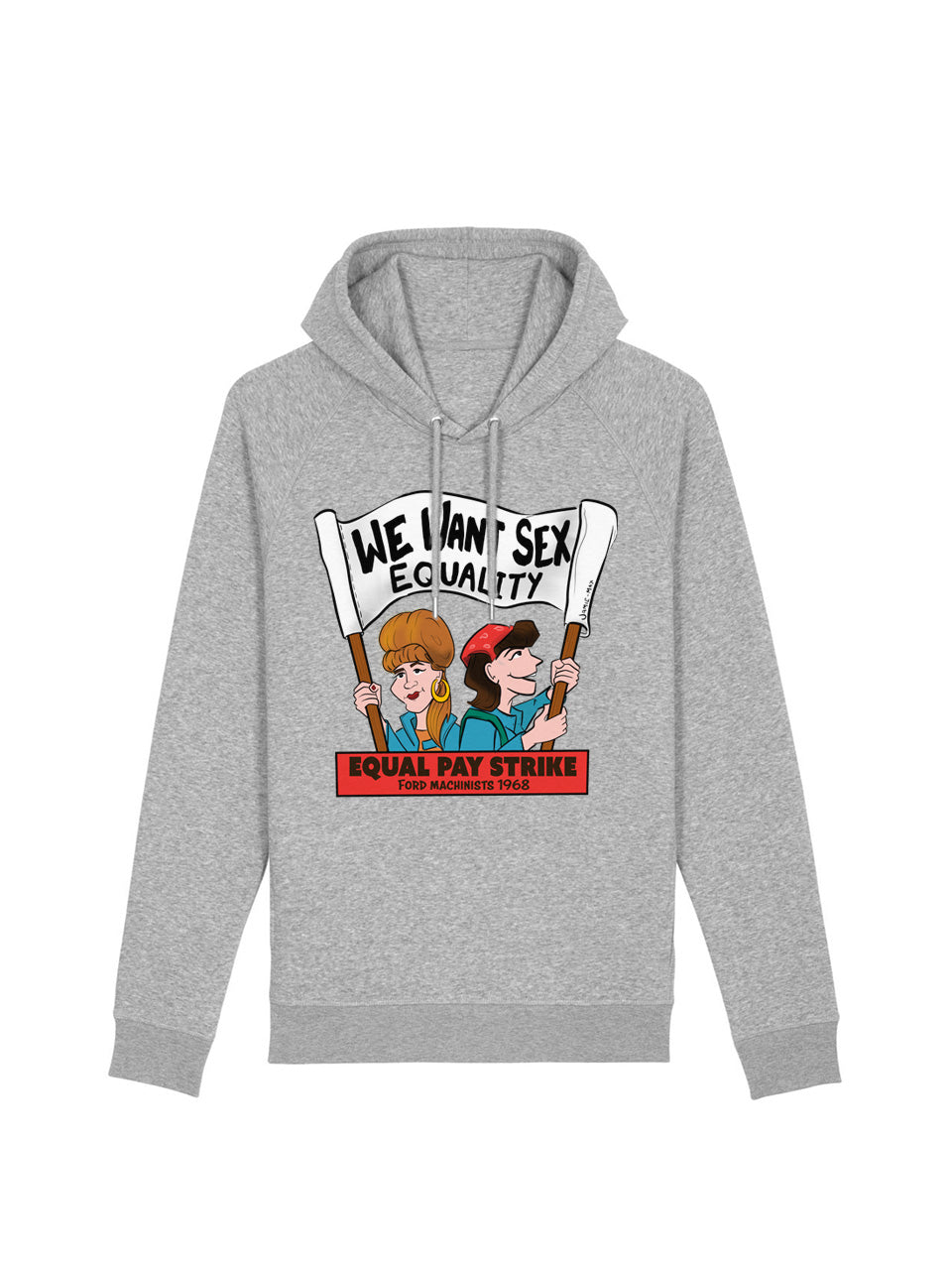 dna merch Ford Dagenham Frauenstreik Hoodie Burgunderrot