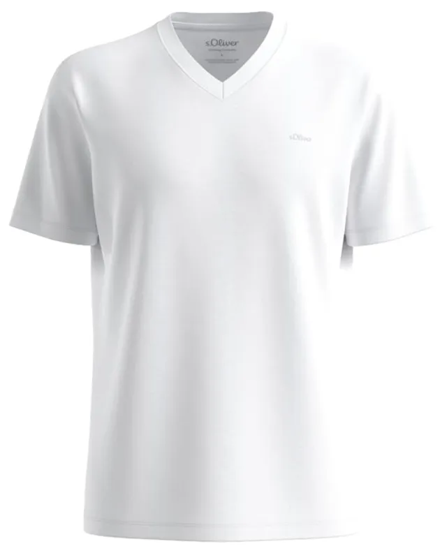 s.Oliver Junior T-Shirt mit Logo Herren Baumwolle