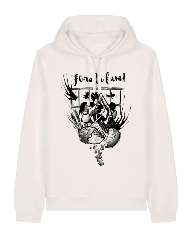 dna merch Fora La Fam Brotaufstände Hoodie Schwarz Baumwolle