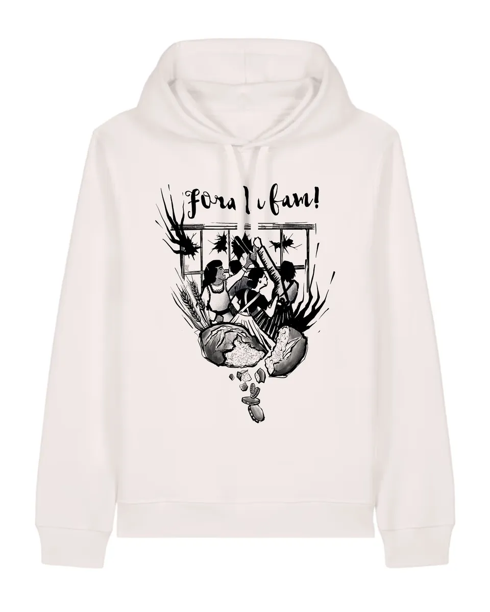 dna merch Fora La Fam Brotaufstände Hoodie Schwarz Baumwolle