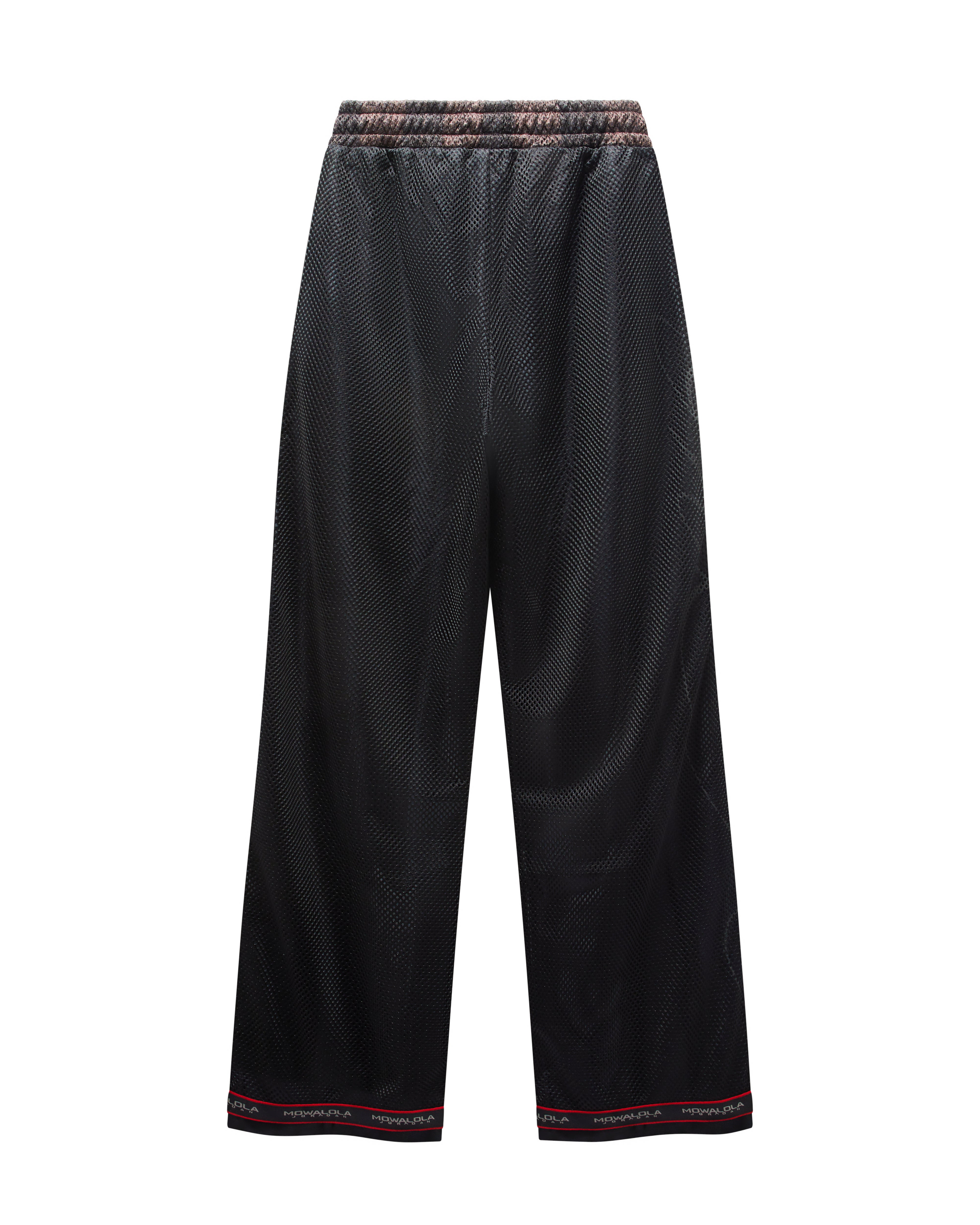 Mowalola Jordan Track Pants Hose Schwarz Mesh
