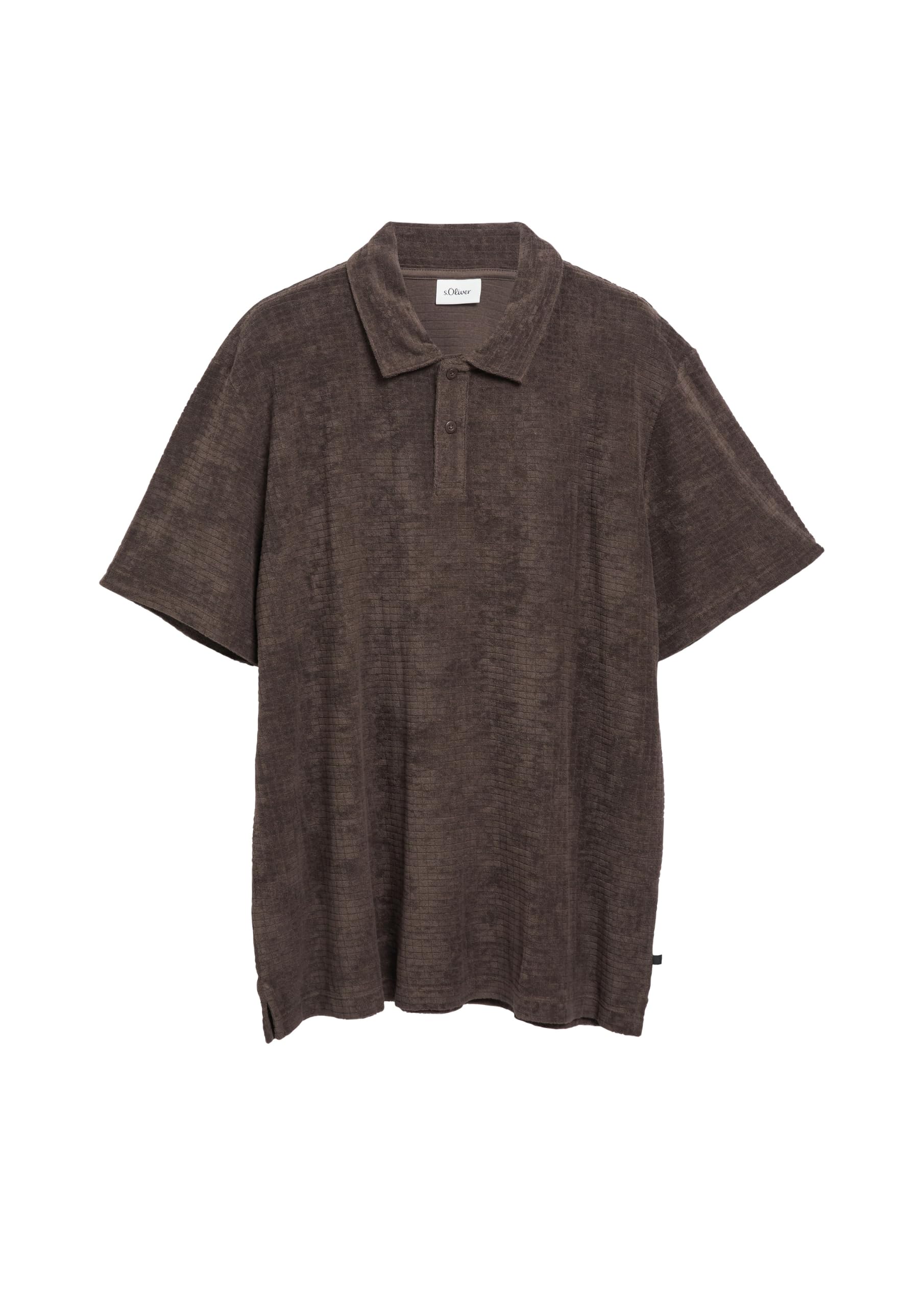 s.Oliver Junior Strukturfrottee Polo-Shirt 3XL braun