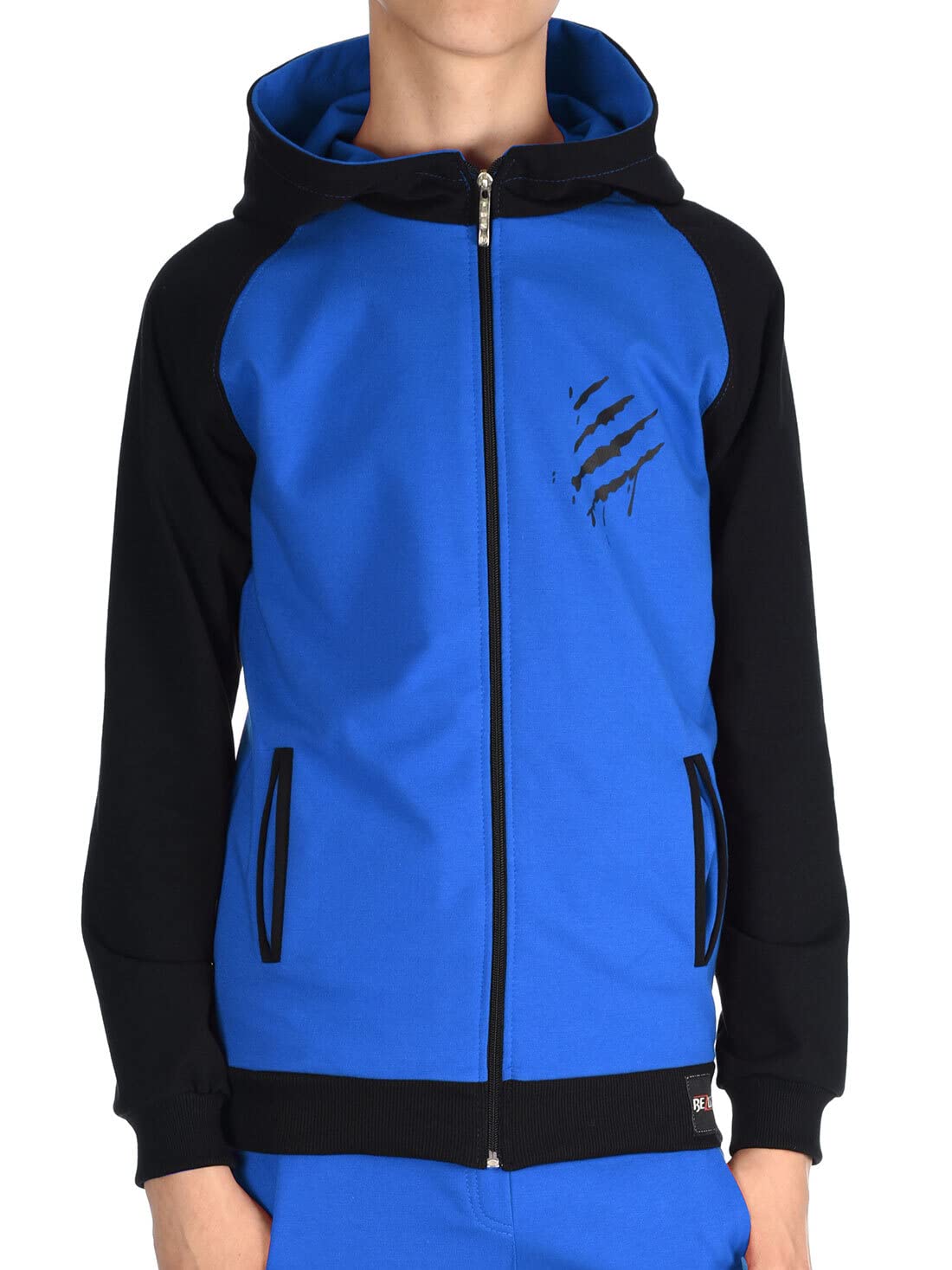 BEZLIT YES Sweatjacke mit Kapuze Gr. 122 Reißverschluss