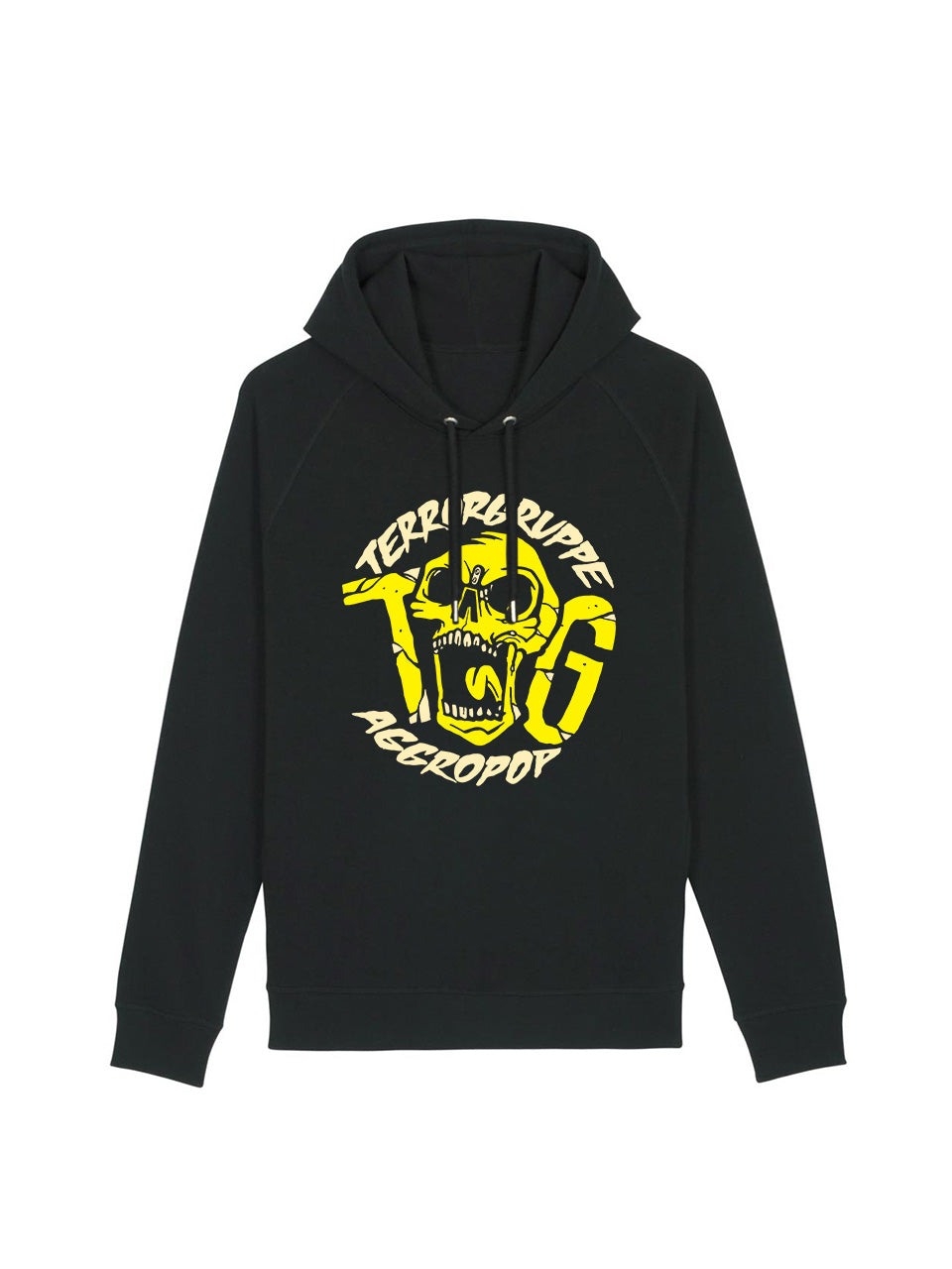 Terrorgruppe Aggropop Hoodie schwarz Biobaumwolle