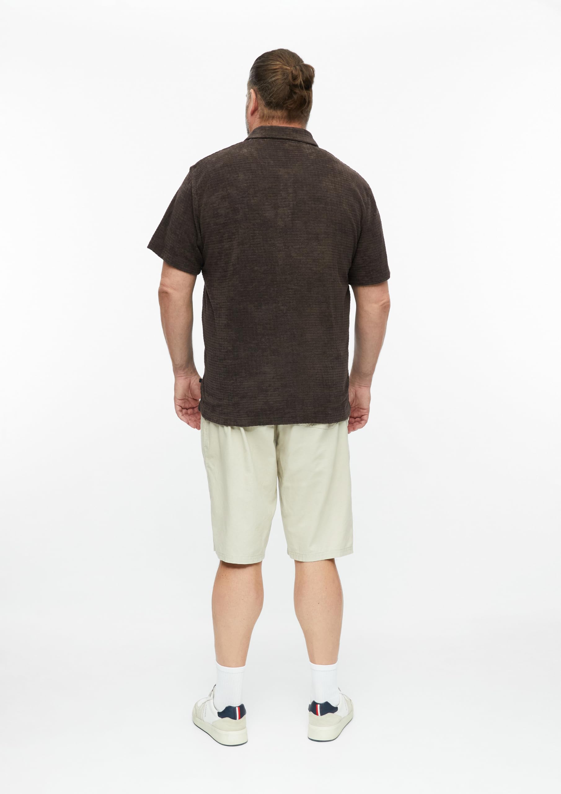 s.Oliver Junior Strukturfrottee Polo-Shirt 3XL braun