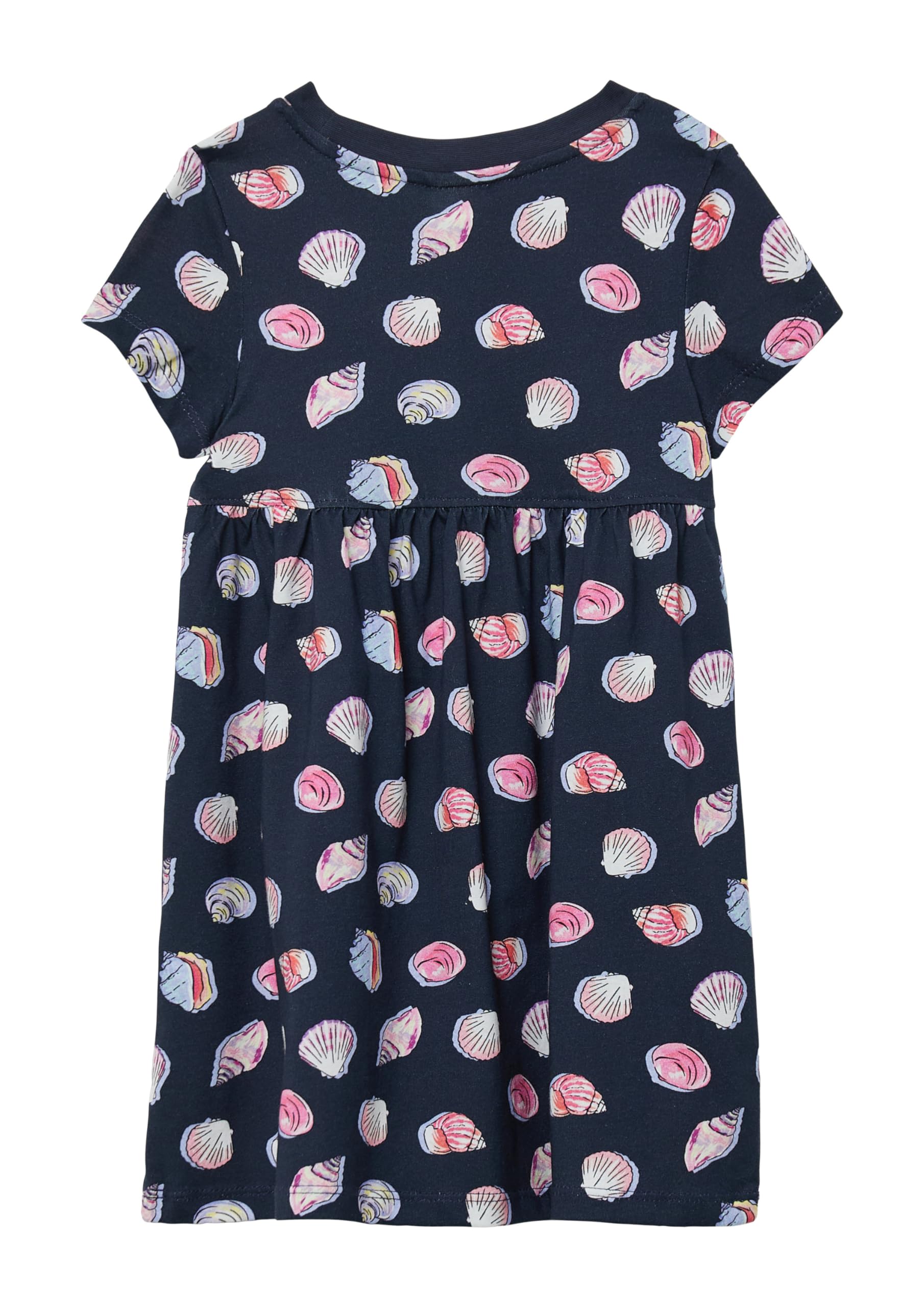 s.Oliver RED LABEL Jersey-Kleid A-Linie Print Gr.122 tiefblau