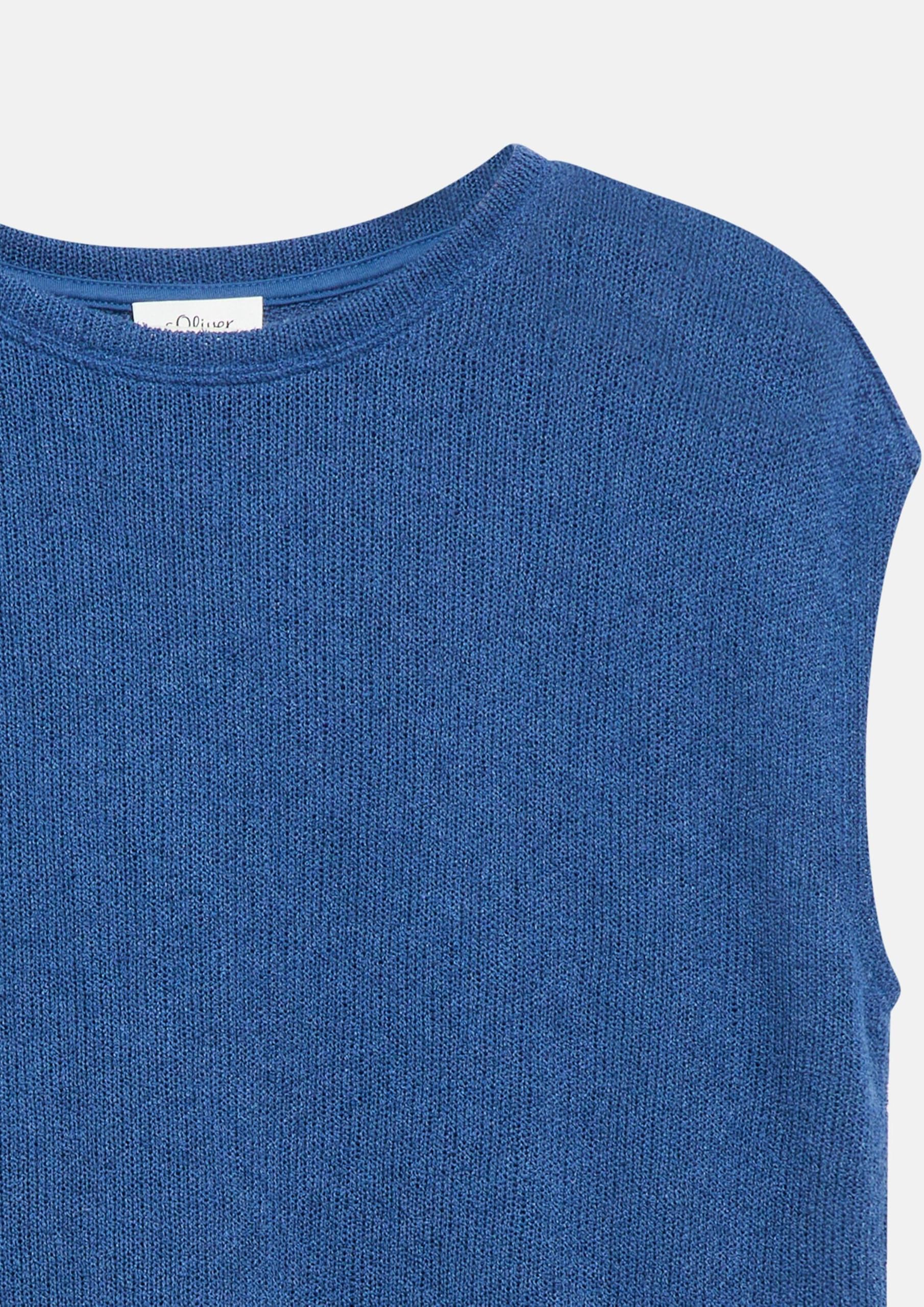 s.Oliver RED LABEL Strickshirt mit überschnittener Schulter T-Shirt Gr.36