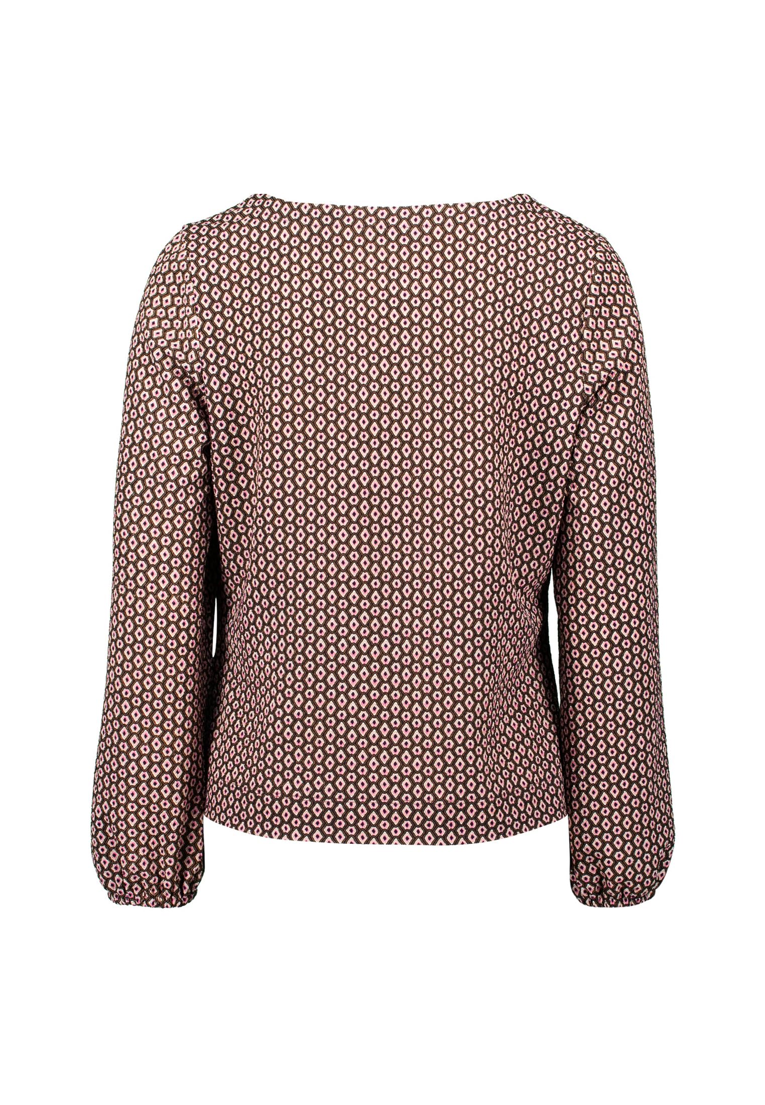 zero Bluse grafischer Print CreamBrown Gr.40