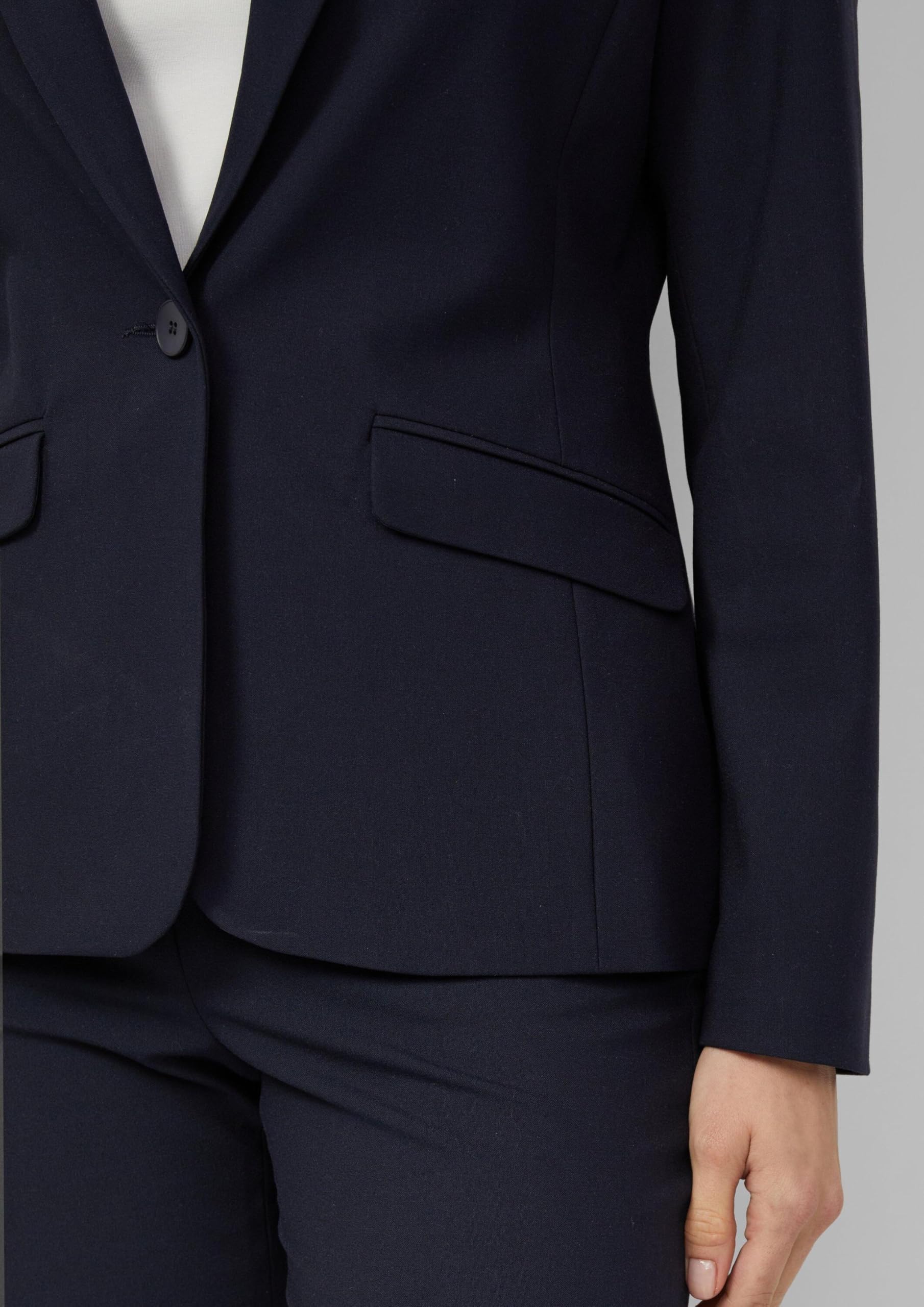 s.Oliver Viskosemix-Blazer Slim Fit Damen Gr.40