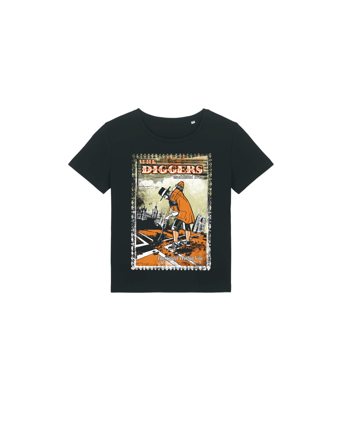 dna merch The Diggers Spirit Within You T-Shirt French Navy
