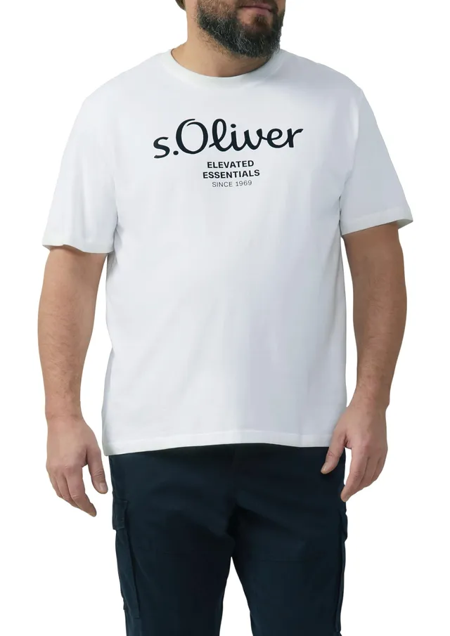 s.Oliver Logo-Print T-Shirt aus Baumwolle für Jungen