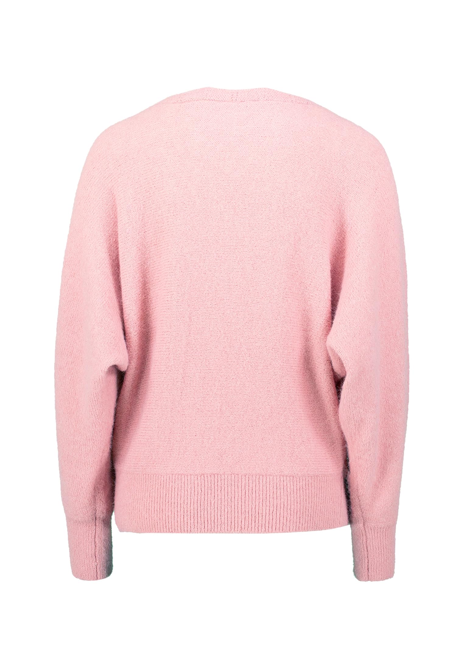 zero Strickpullover U-Boot-Ausschnitt Rose Gr.40 Melange