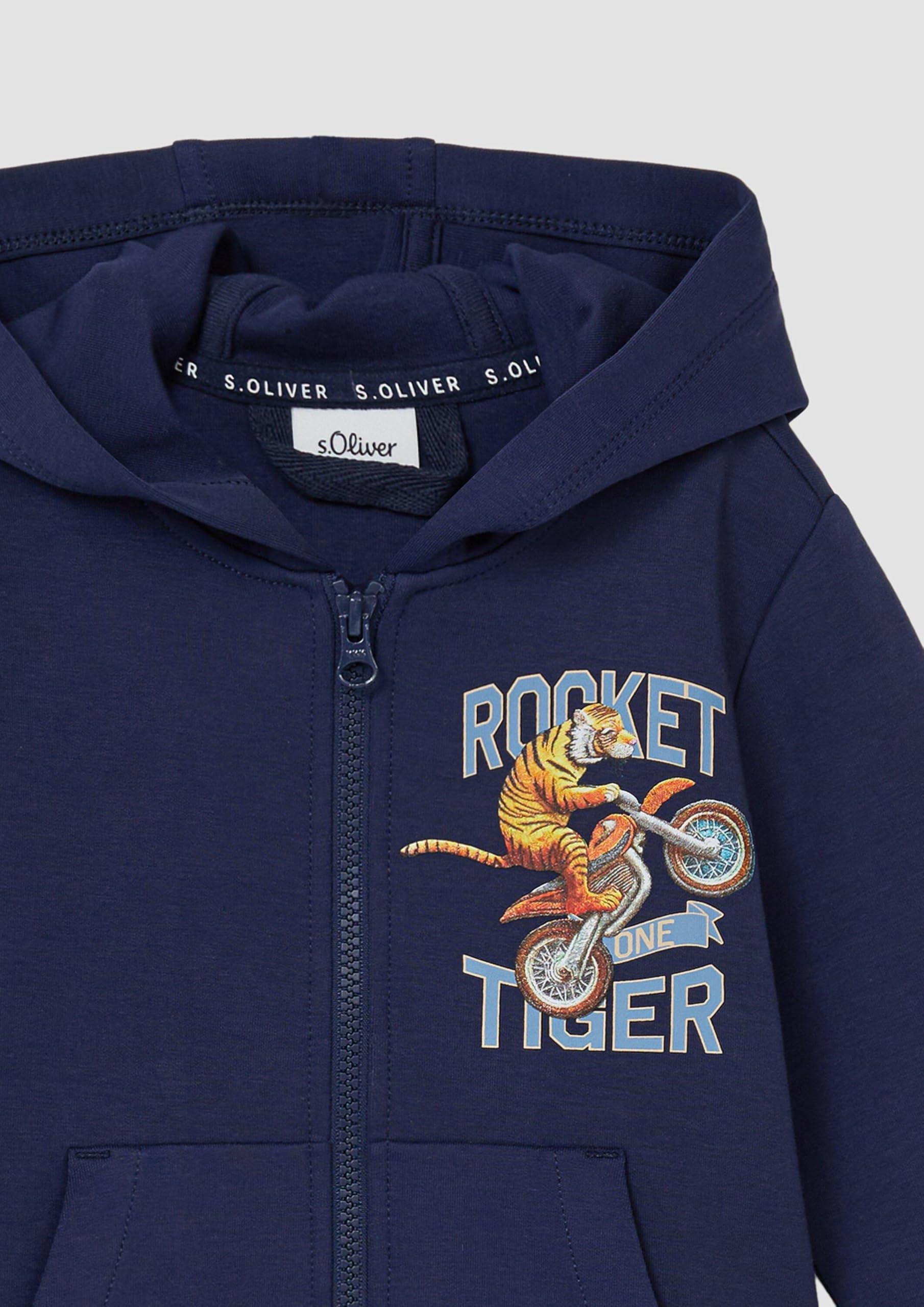 s.Oliver 2169359 Sweatjacke Jungen 128-134