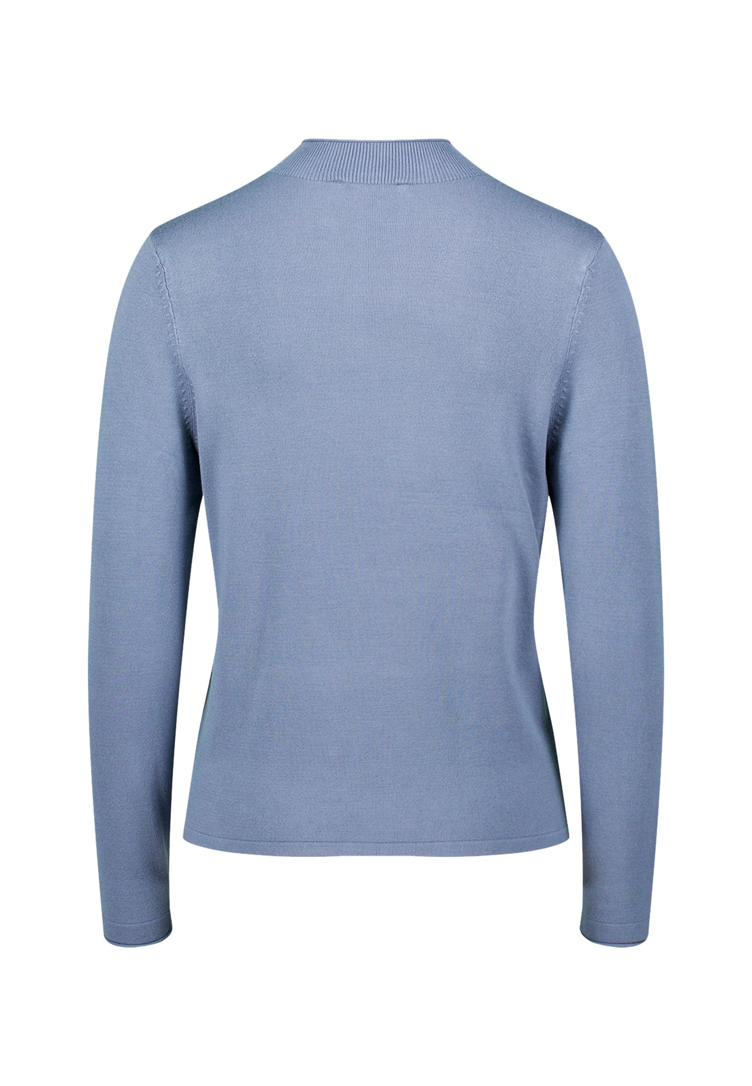 zero Feinstrickpullover hoher Kragen Flint Stone Gr.40
